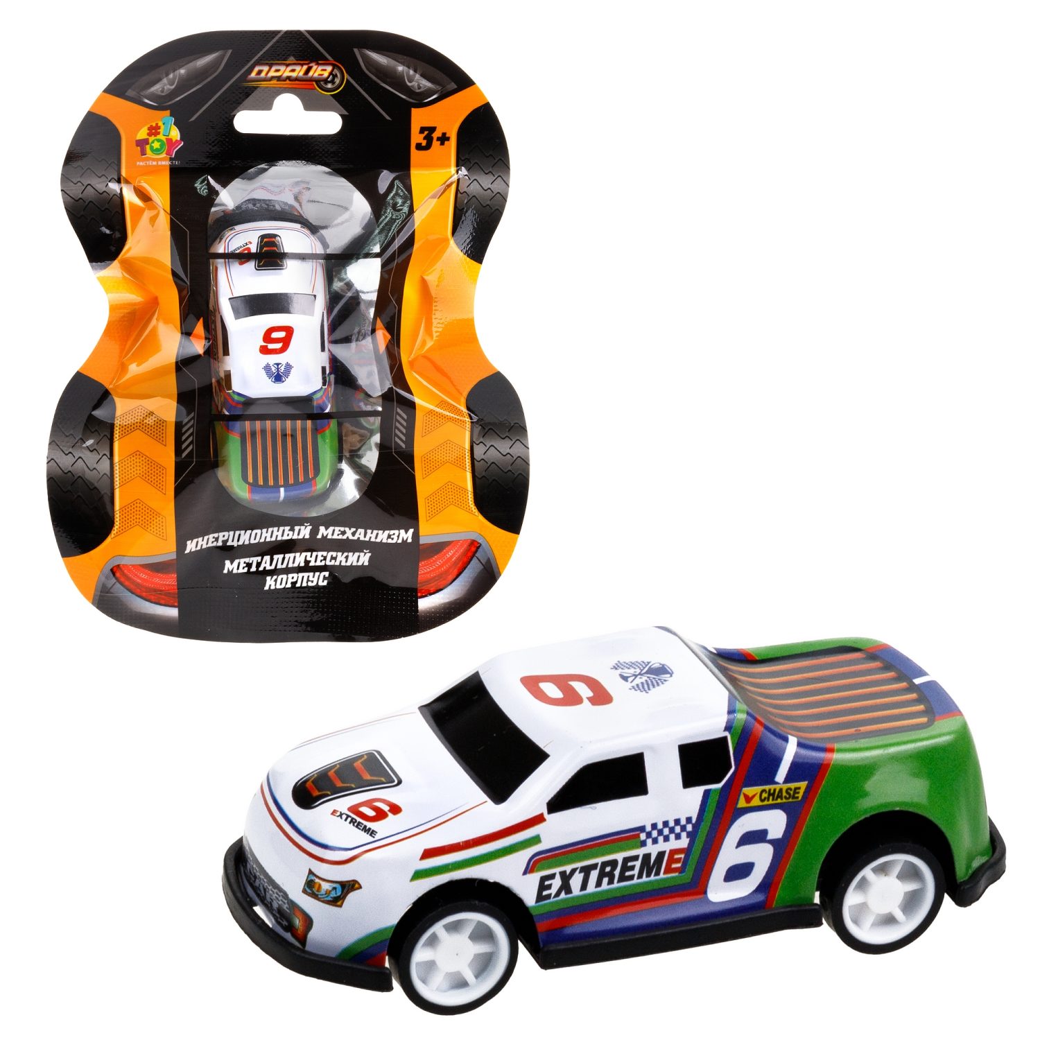 1toy Драйв Микромашинка, металлическая, инерционная, в ассортименте 92 вида