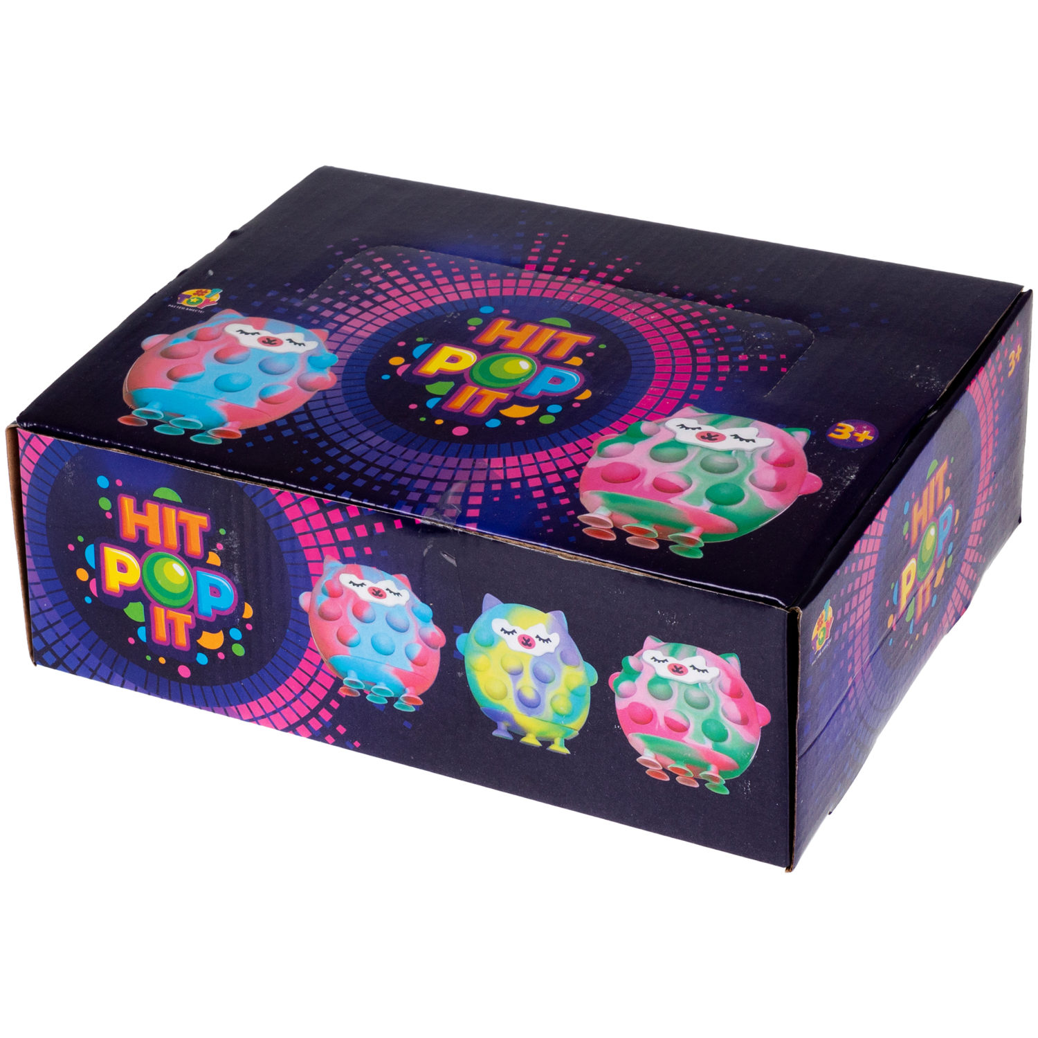 1toy Жмяка Hit Pop It "Лама" 8х7х2 см на присосках, 4 вида в ассортименте