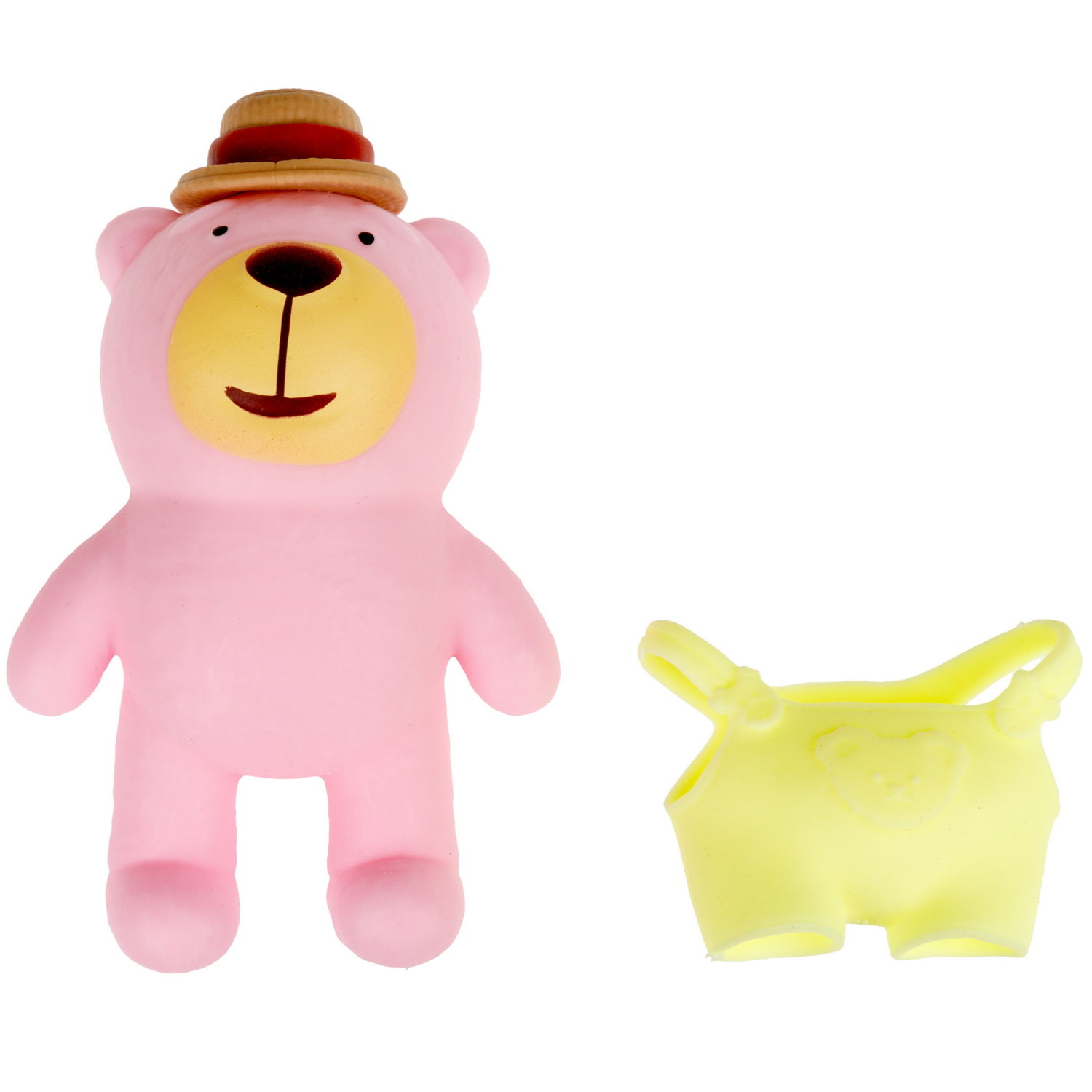 Антистресс-игрушка 1TOY Крутой замес медведь в костюме, 15х11 см