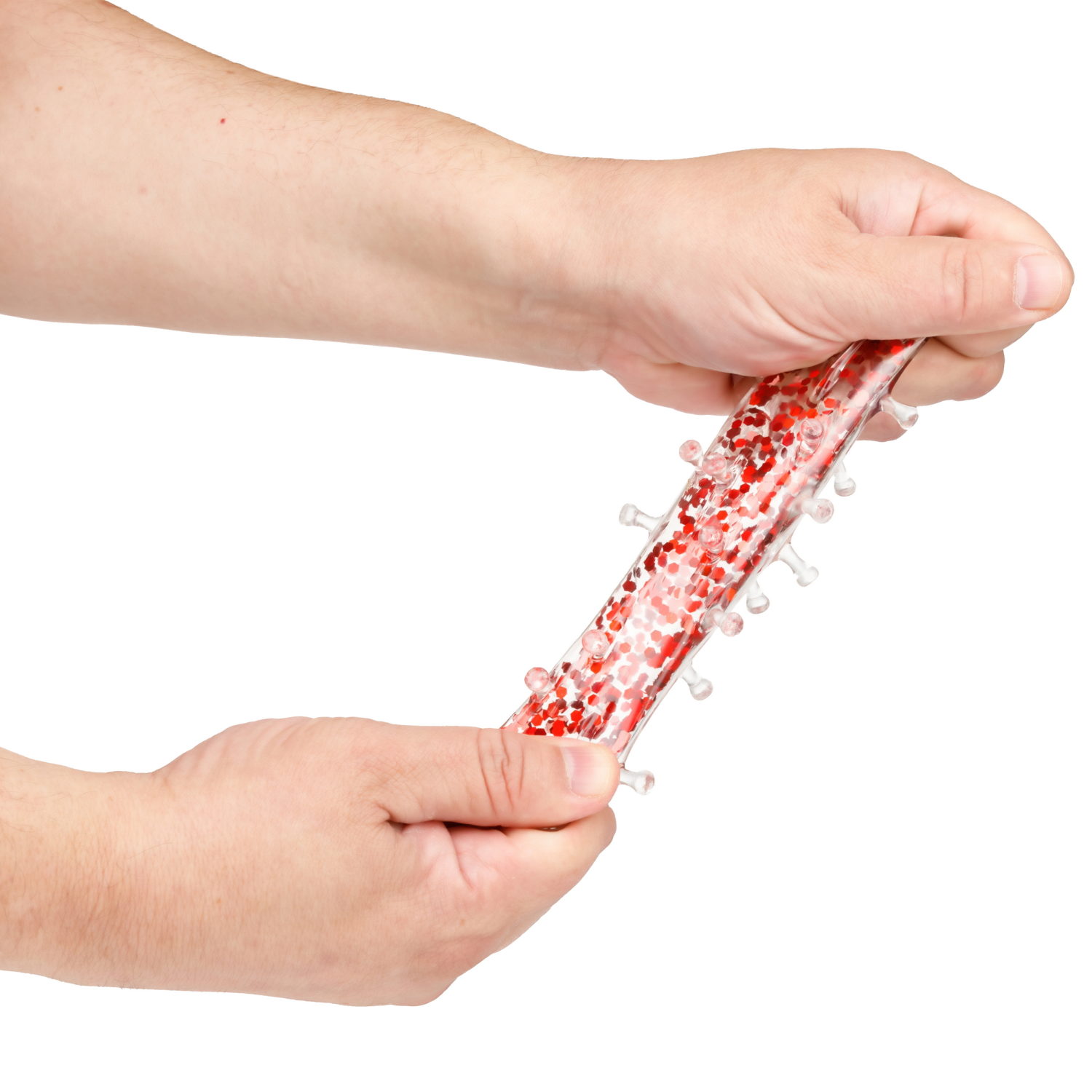 Игрушка ДУТИКИ 1TOY Вирус, прозрачный, максимальный размер 25 см, 3 вида в ассортименте