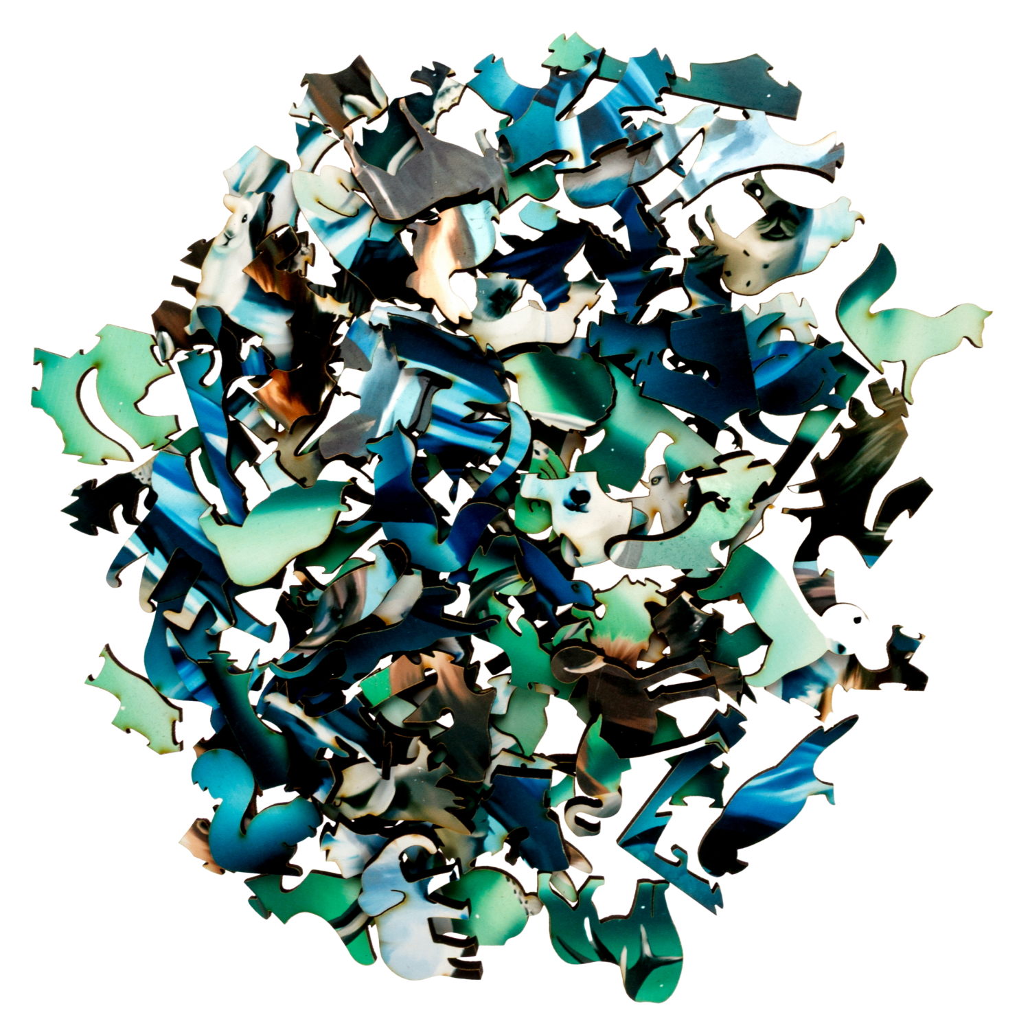 Деревянные пазлы Collection Animals Животные Севера, 80 деталей