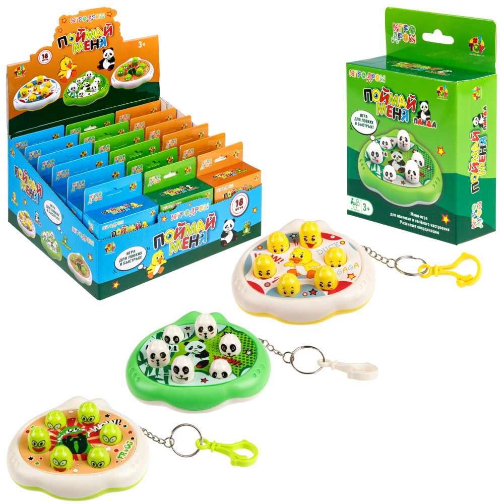 Настольная игра 1TOY Игродром Поймай меня, мини, в ассортименте