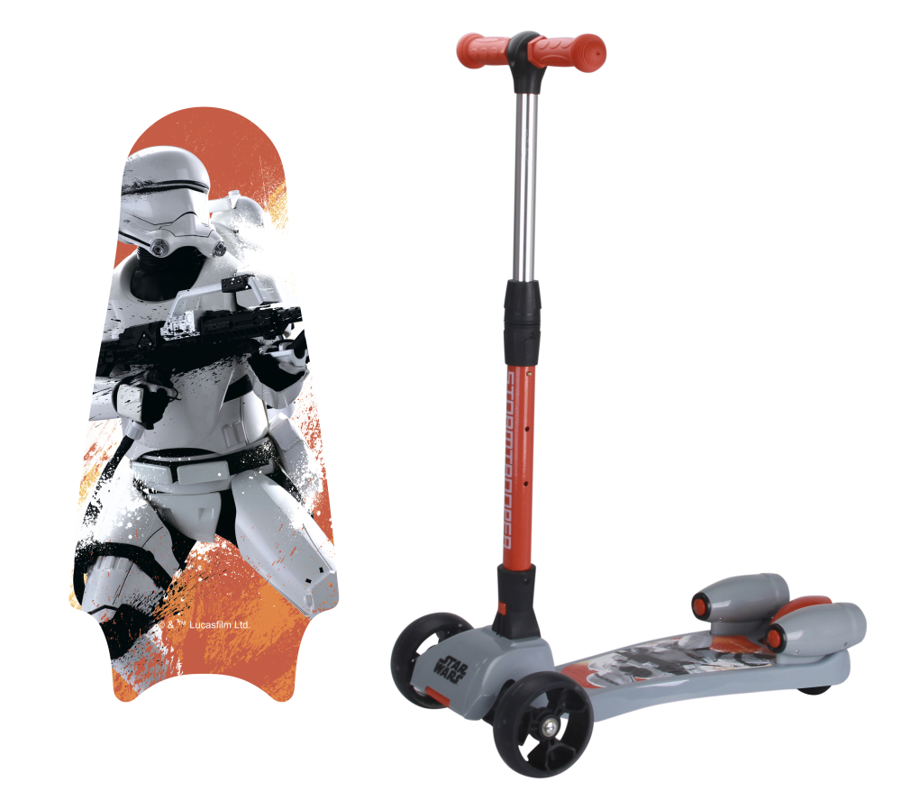 Кикборд 1TOY "Звездные войны" , подсветка и парогенератор