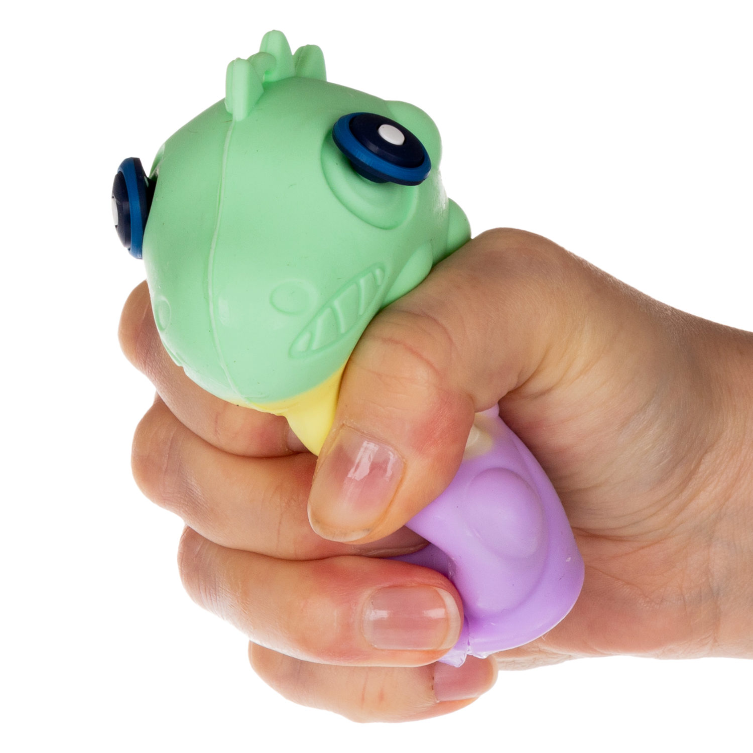 1toy Жмяка Hit Pop It "Динозавр" 9,5х9х4,2 см, 4 вида в ассортименте