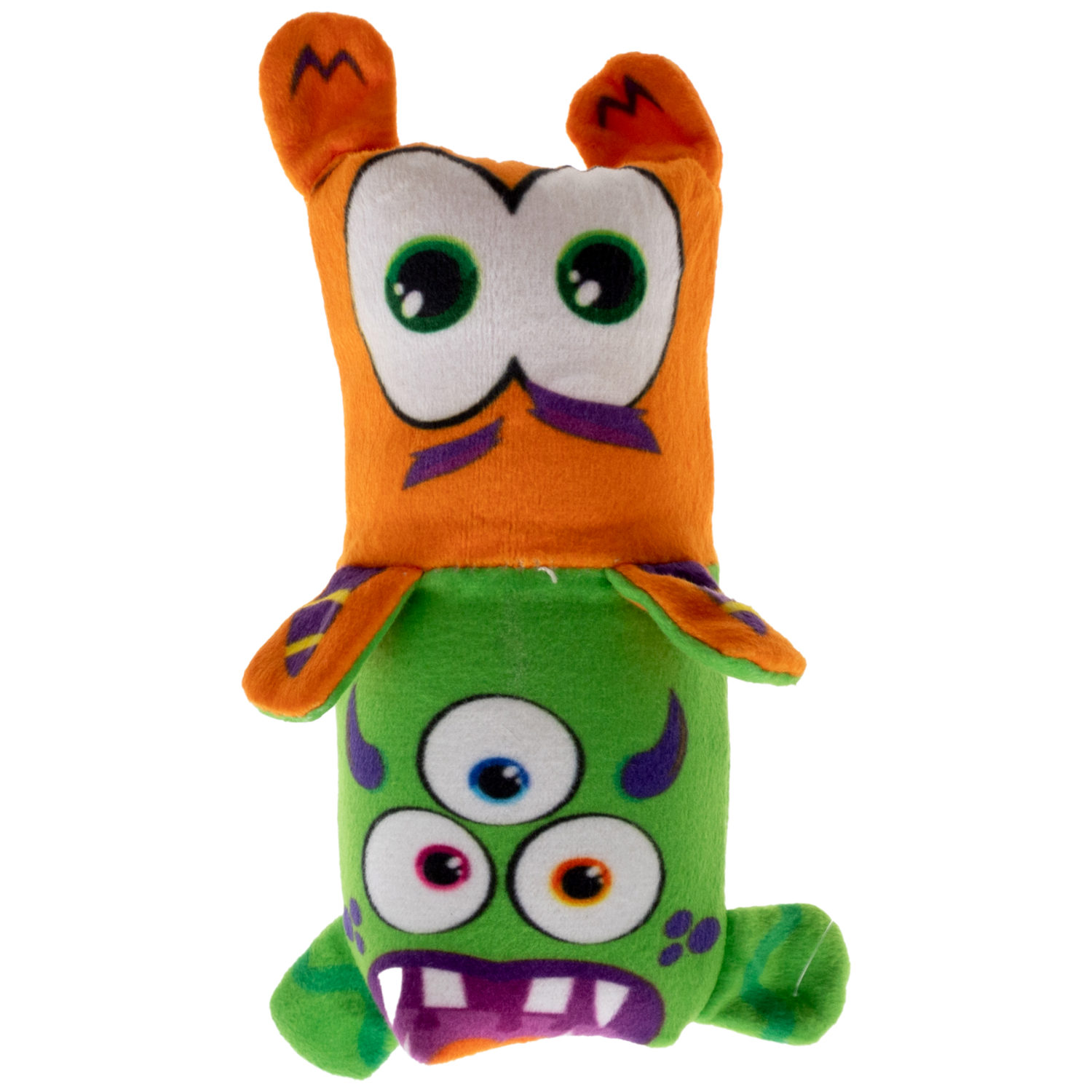 Скользун Вывернушка 2 в 1 1TOY Монстры, плюшевая, игрушка-антистресс для рук