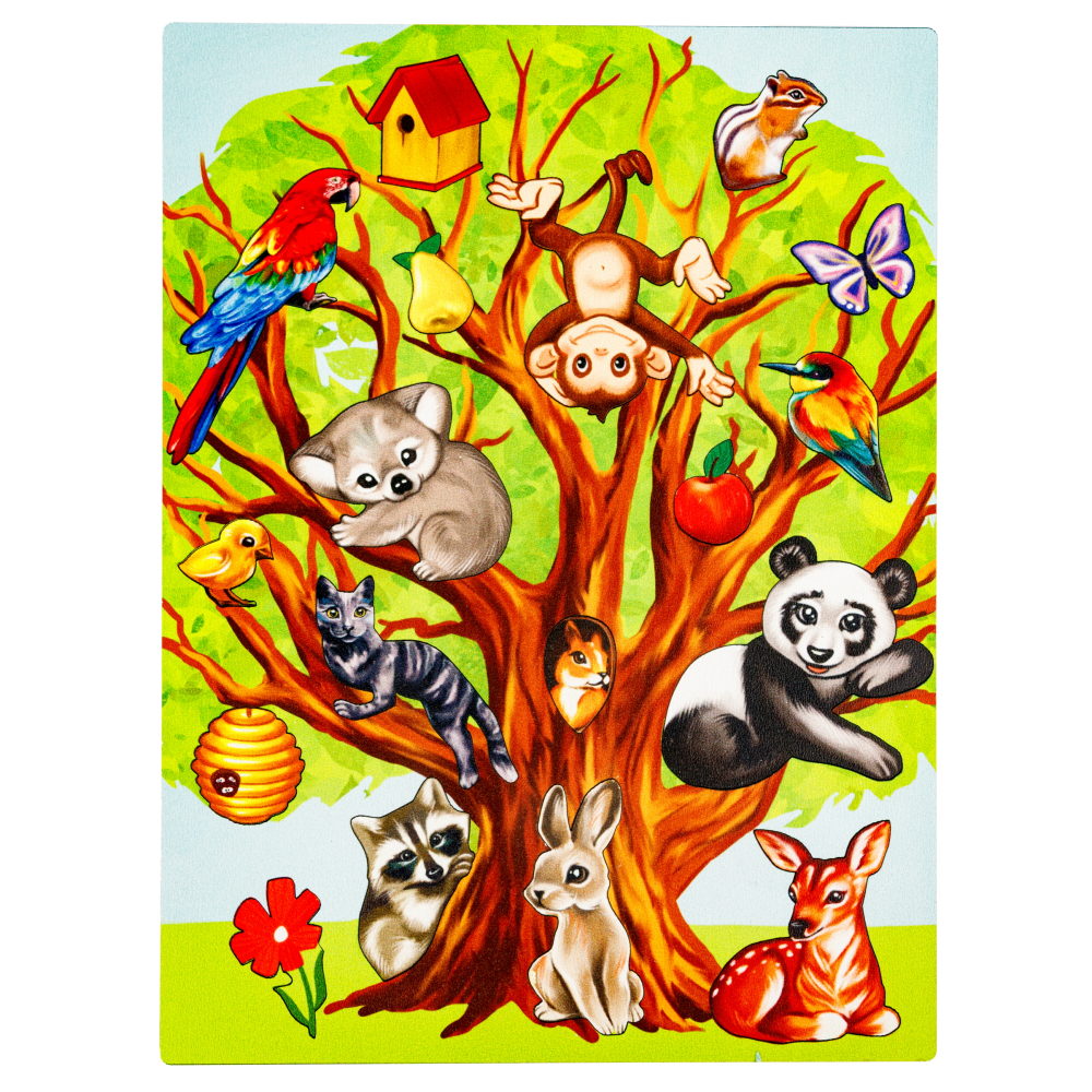 Деревянные пазлы Collection Sorter Кто есть кто, 9 деталей, 3+