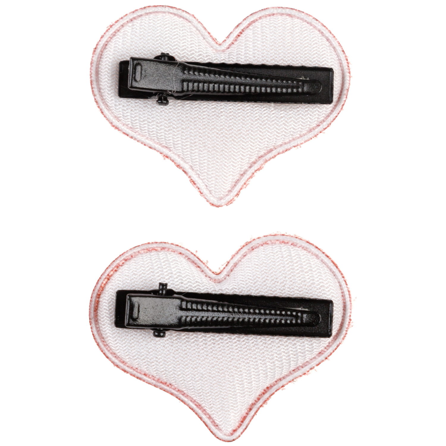 Заколки для волос Lukky Fashion Сердечки, детские, для девочки, зажимы, набор 2 шт.