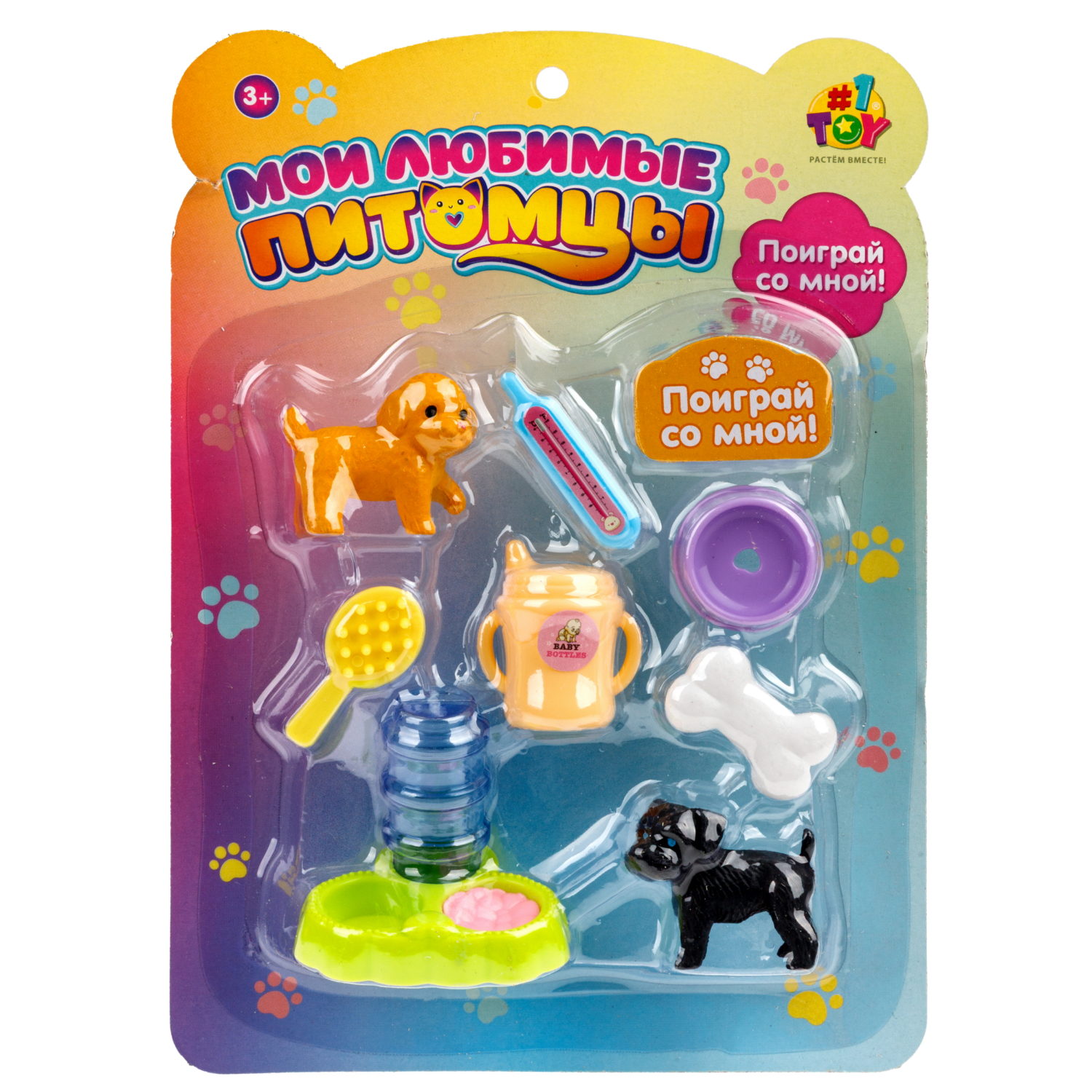 Игровой набор 1TOY  Мои любимые питомцы, в ассортименте