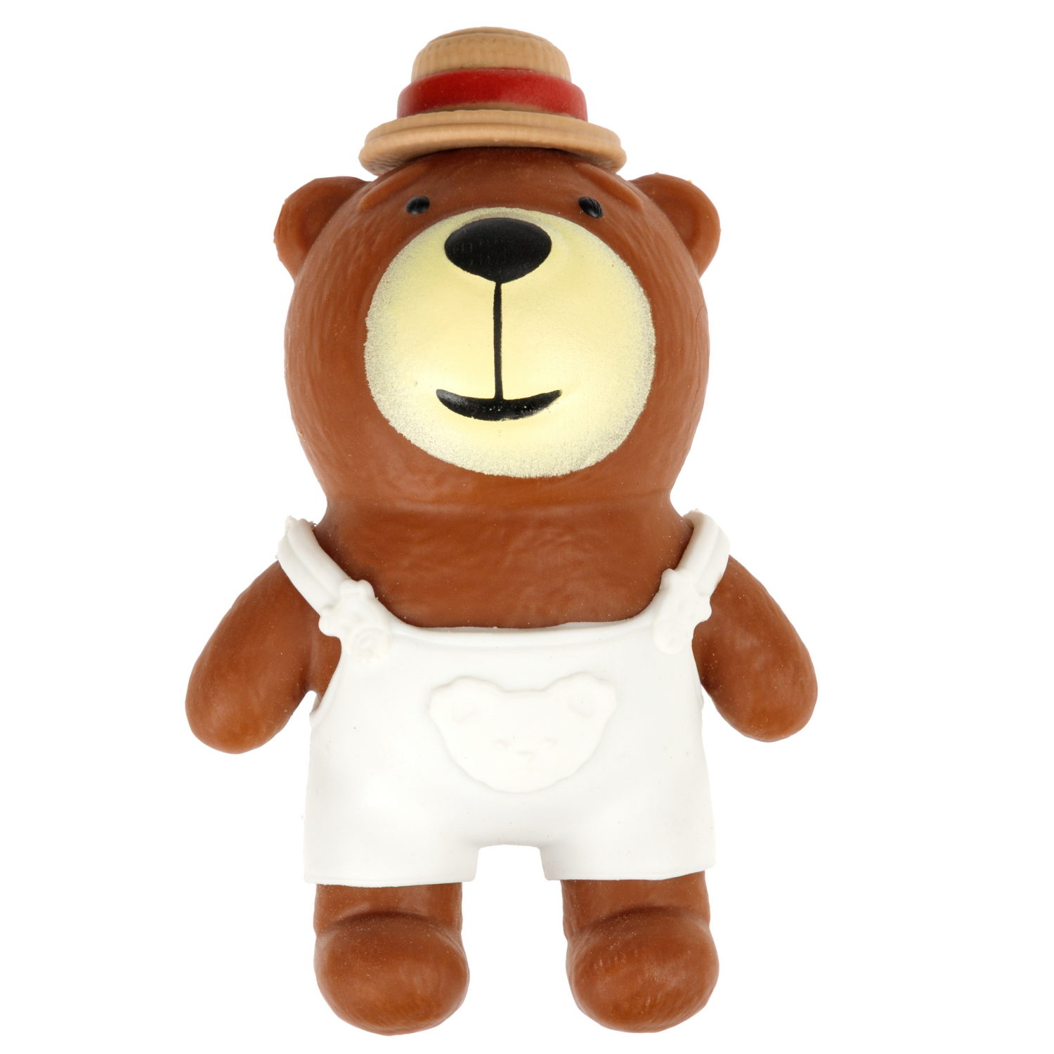Антистресс-игрушка 1TOY Крутой замес медведь в костюме, 15х11 см