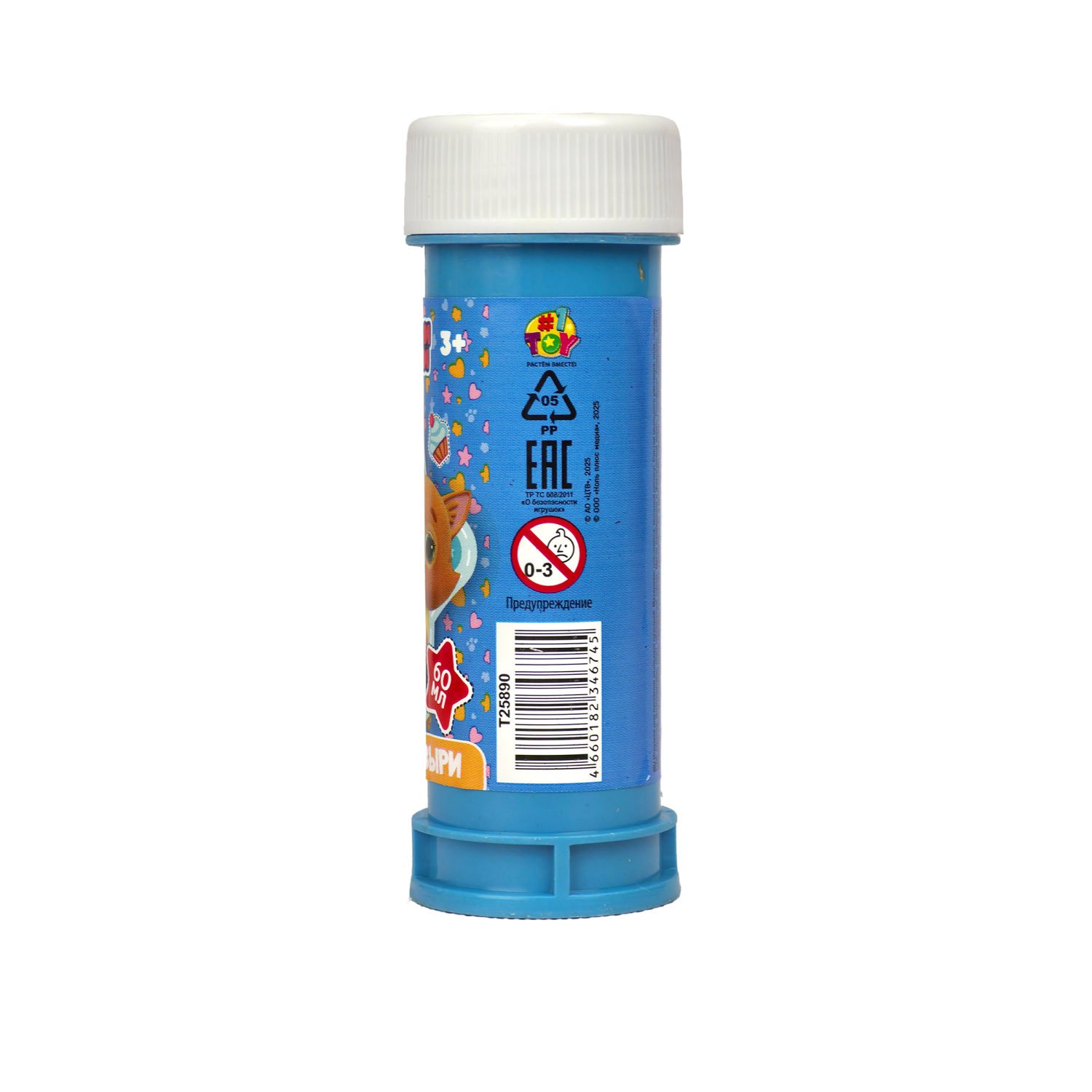 Кошечки-собачки, мыл. пуз., 60 мл, 24 шт в корытце