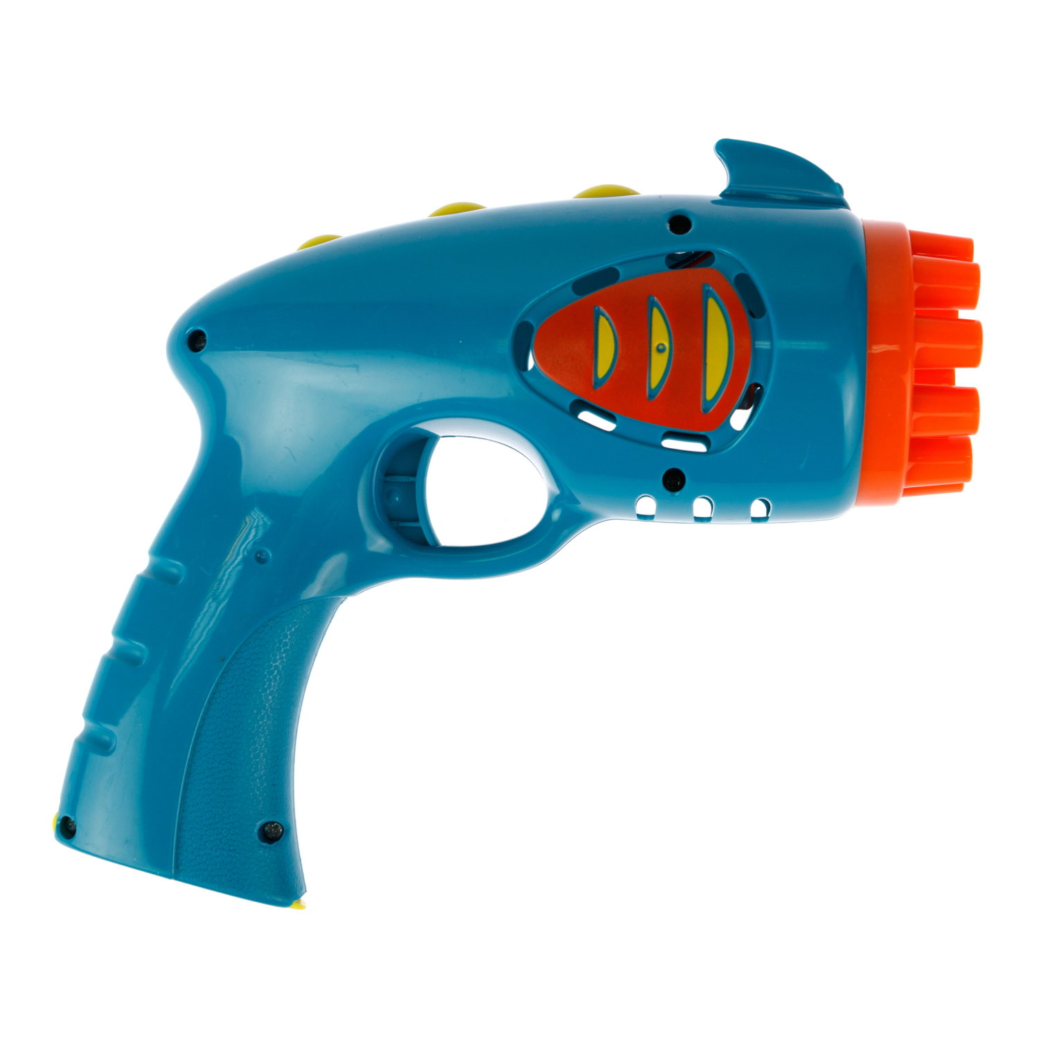 Мыльные пузыри 1TOY Мы-шарики! бластер на батарейках, 2*50 мл, 10 стволов, со светом