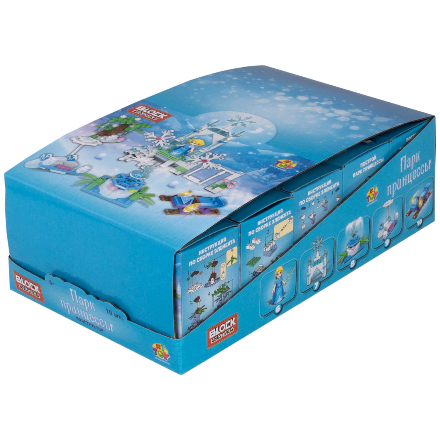 1TOY конструктор Blockformers "Парк принцессы", в ассортименте 10 видов