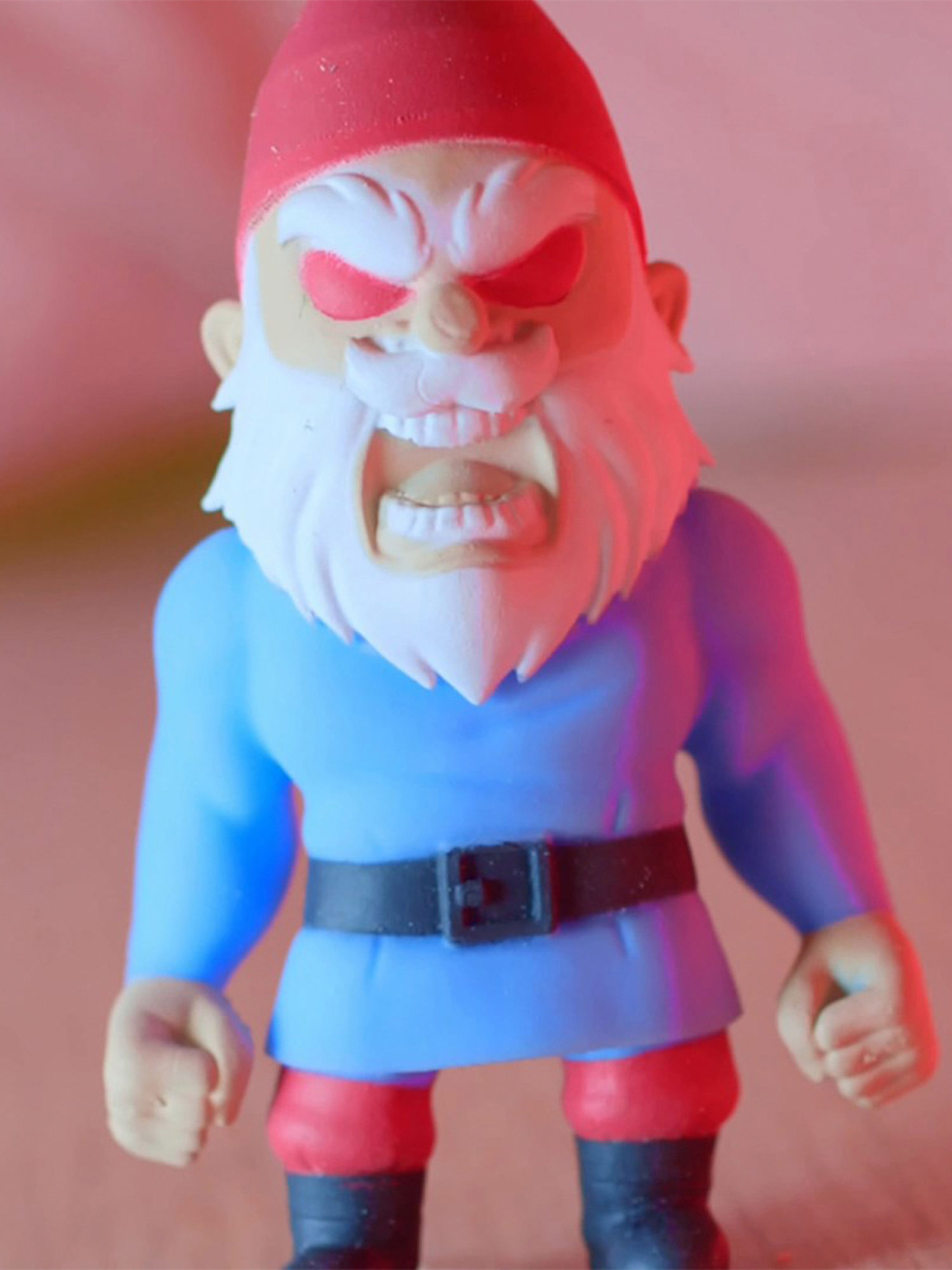 Тянущиеся фигурки 1TOY Monster Flex, серия 5, Зловещий гном, монстр тянучка, 15 см