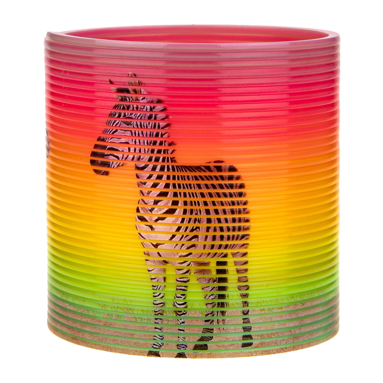 Пружинка радуга 1TOY «Радуга-дуга» Сафари, 6,5*6,5 см, 4 вида в ассортименте