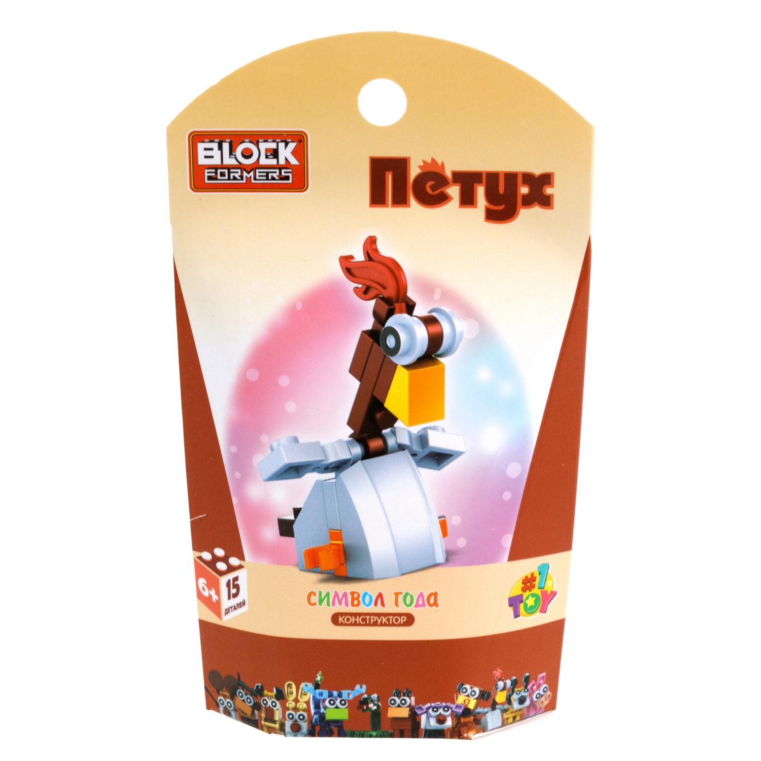 1TOY конструктор Blockformers "Символ года", 12 видов в ассортименте