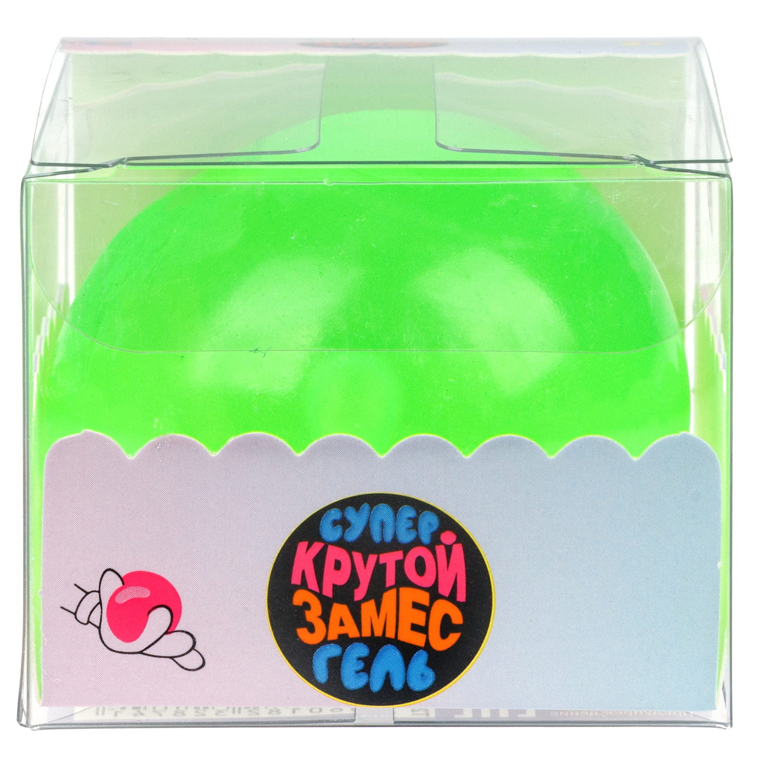 1toy Крутой замес Супергель зелёный шар матовый, 6 см