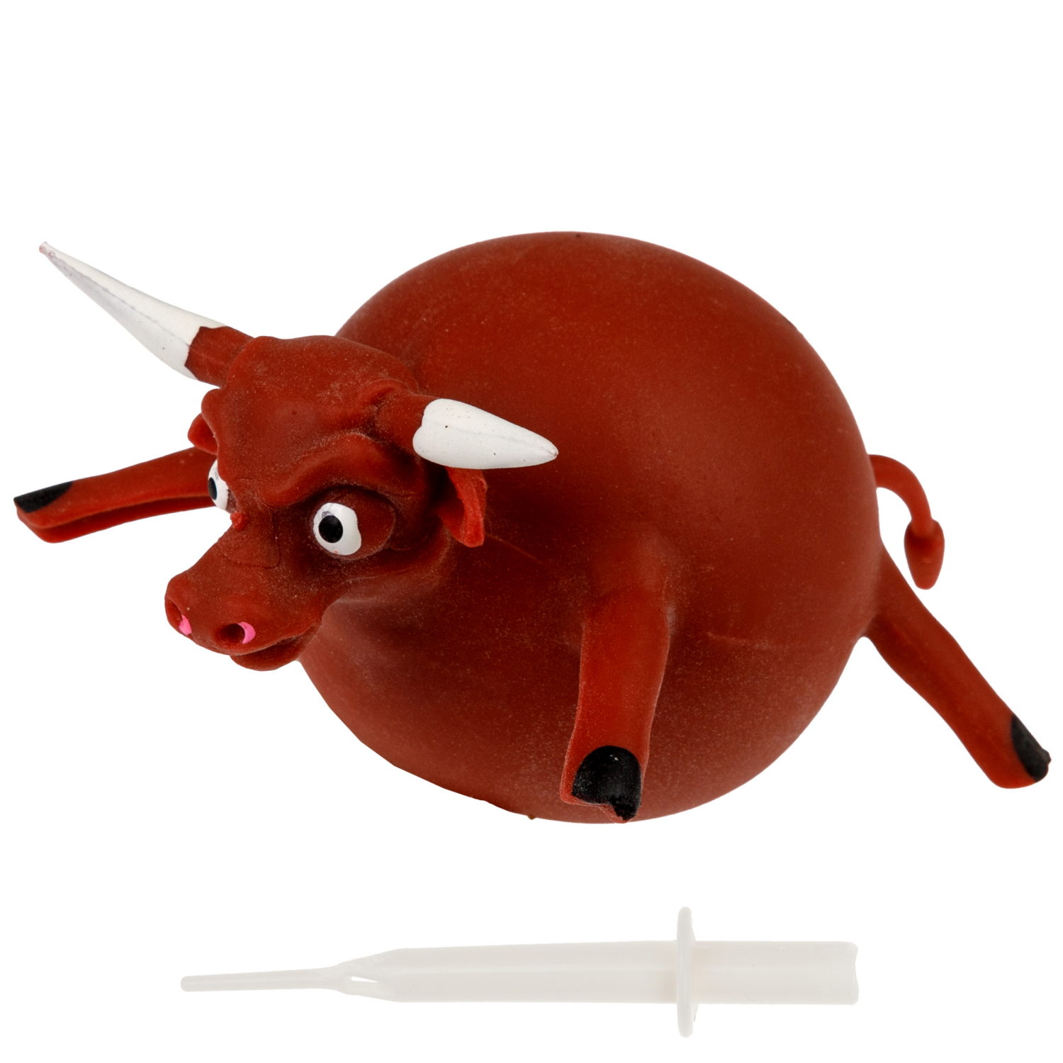 Игрушка ДУТИКИ 1TOY Животные, максимальный размер 30 см, бык