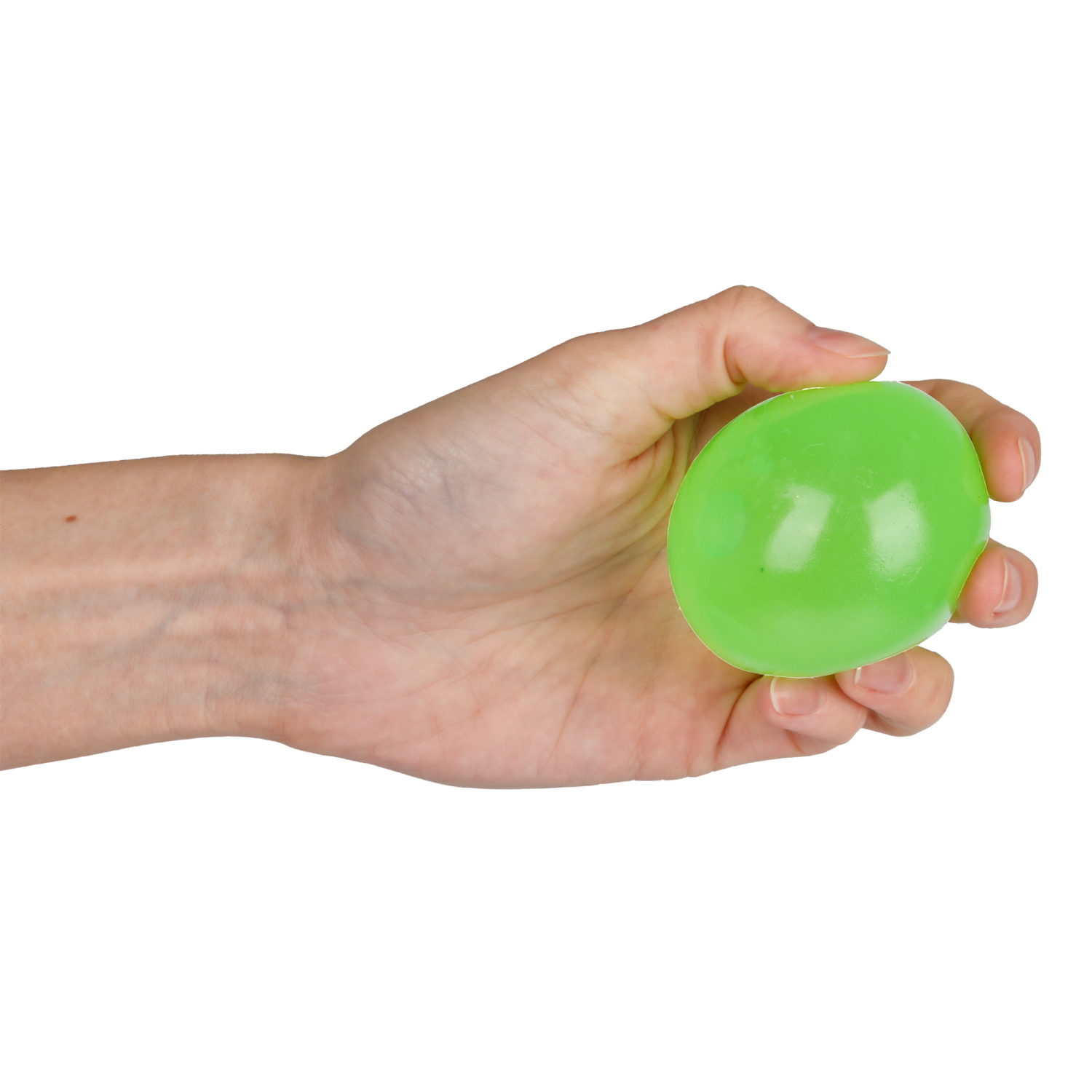 1toy Крутой замес Супергель зелёный шар матовый, 6 см