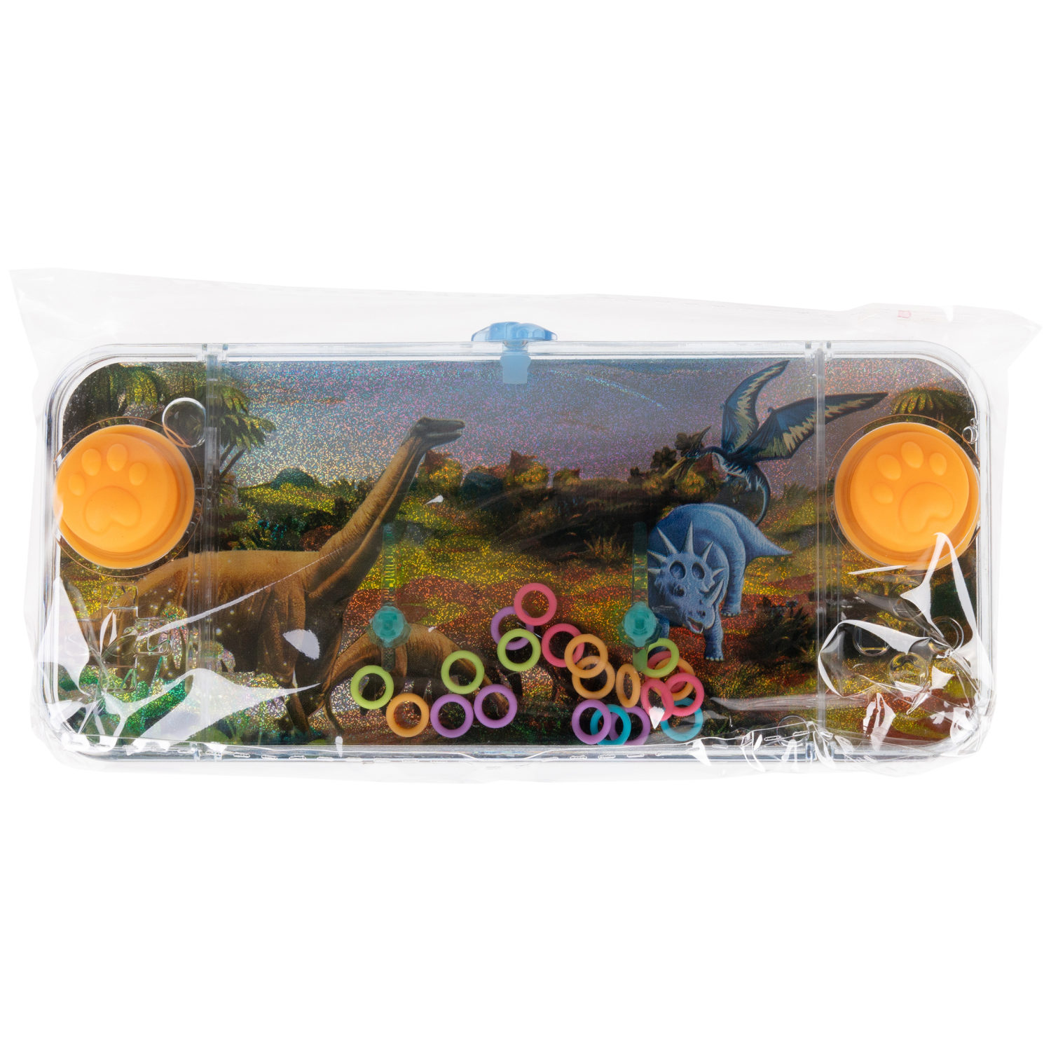 1TOY Игра с водой насади колечки динозавры, 3 вида в ассортименте, 15,5*7*2см