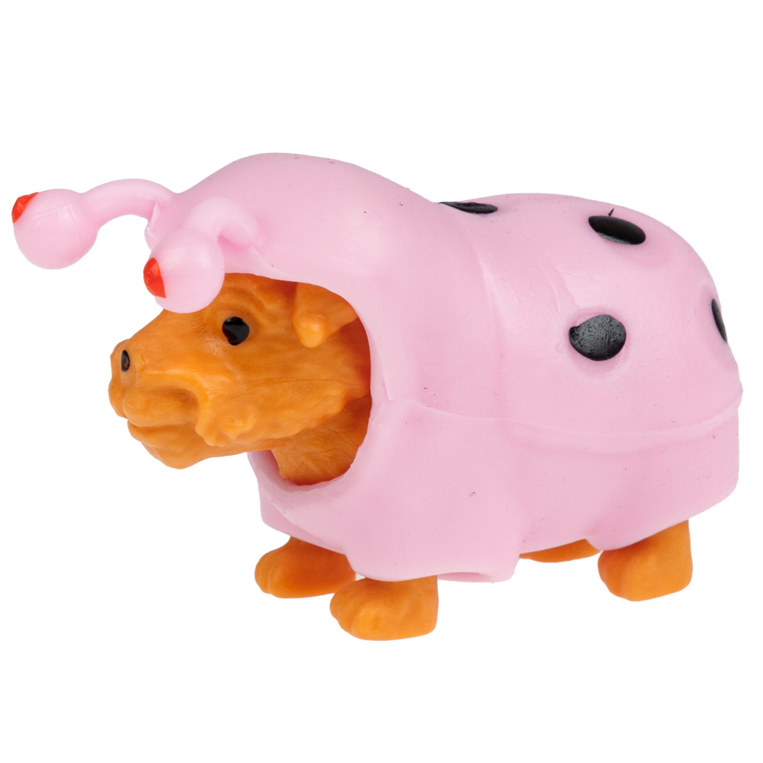 1toy "Прокачка для собачки", тянущиеся собачки в костюмчиках, мини 3,5*3,5*4 см д/б 24 шт