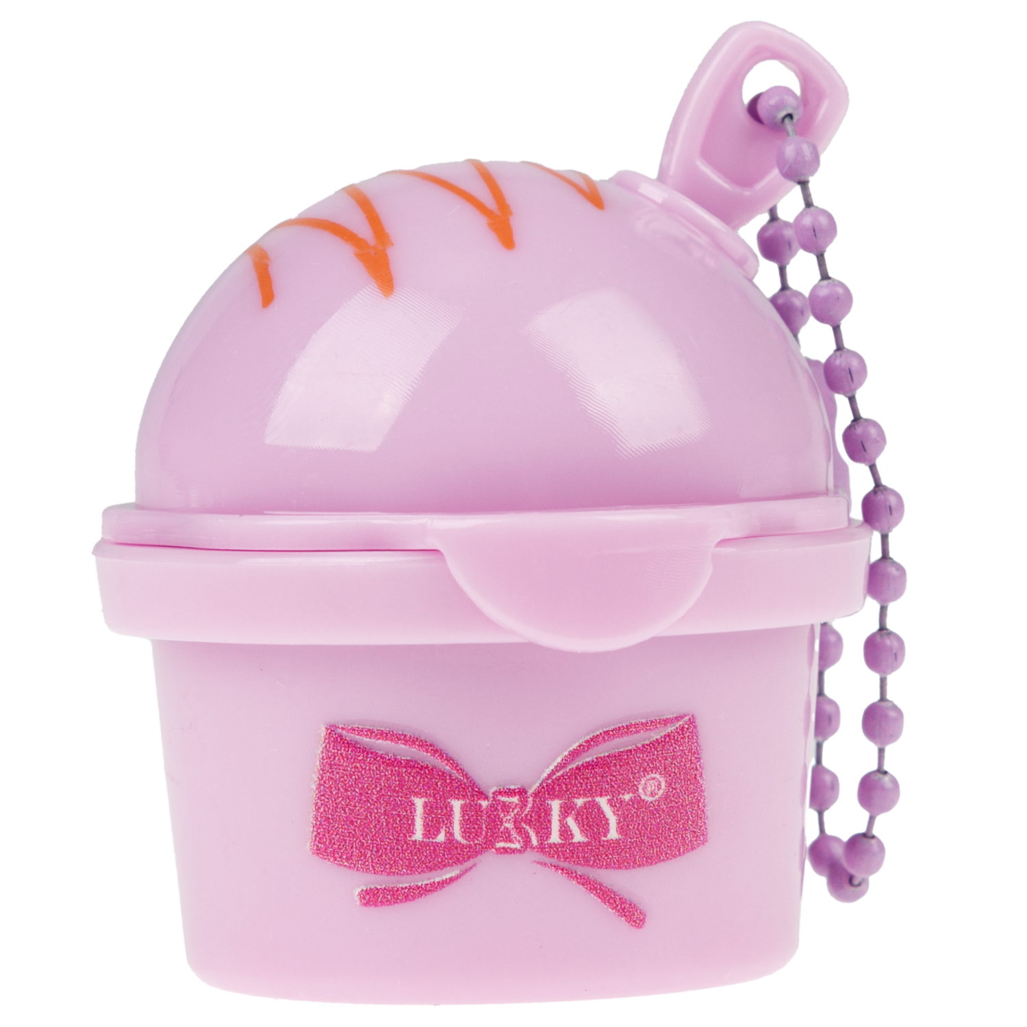 Бальзам для губ детский Lukky Dessert Smoothie, с блёстками, сиреневый, аромат ягодного десерта, 8 г