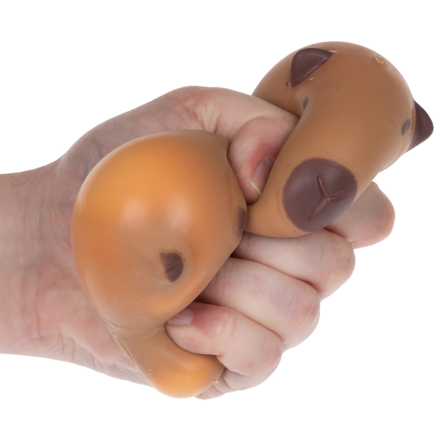 Антистресс-игрушка 1TOY Крутой замес Капибара,  9*7,5 см