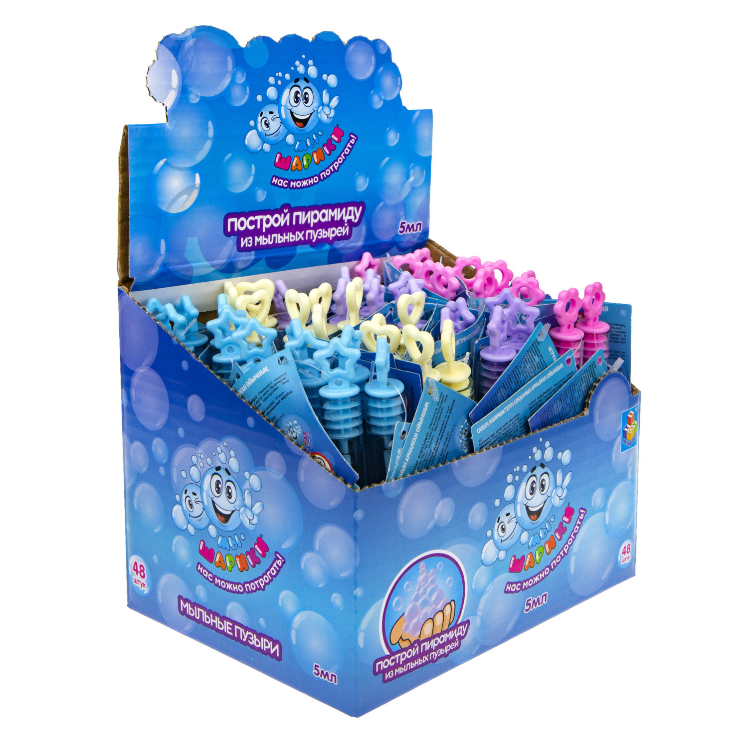 Нелопающиеся мыльные пузыри 1TOY "Мы-шарики!", 5 мл