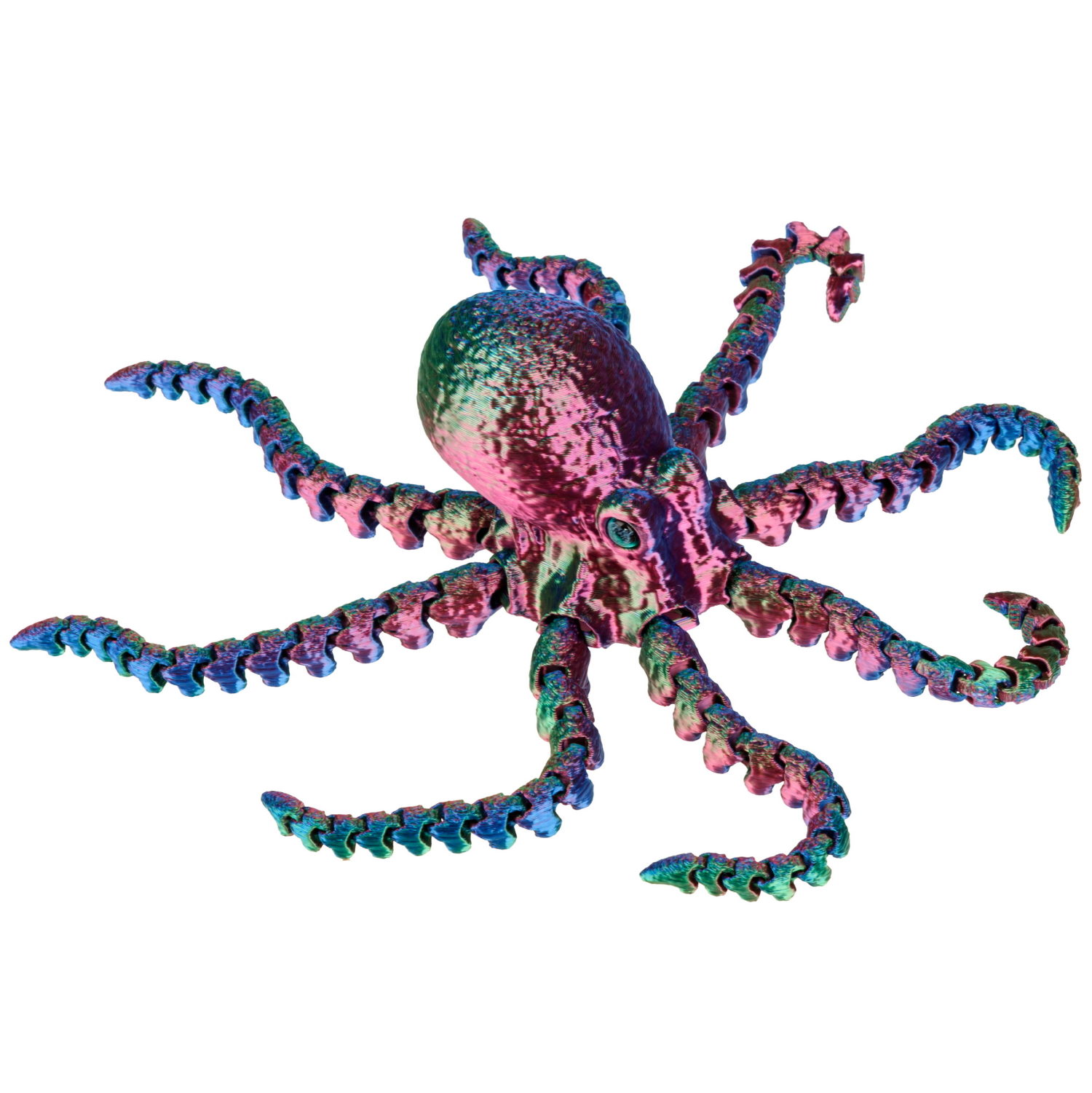 3D-игрушка 1TOY 3Dорово Осьминог, 21х6 см, 6 цветов в ассортименте