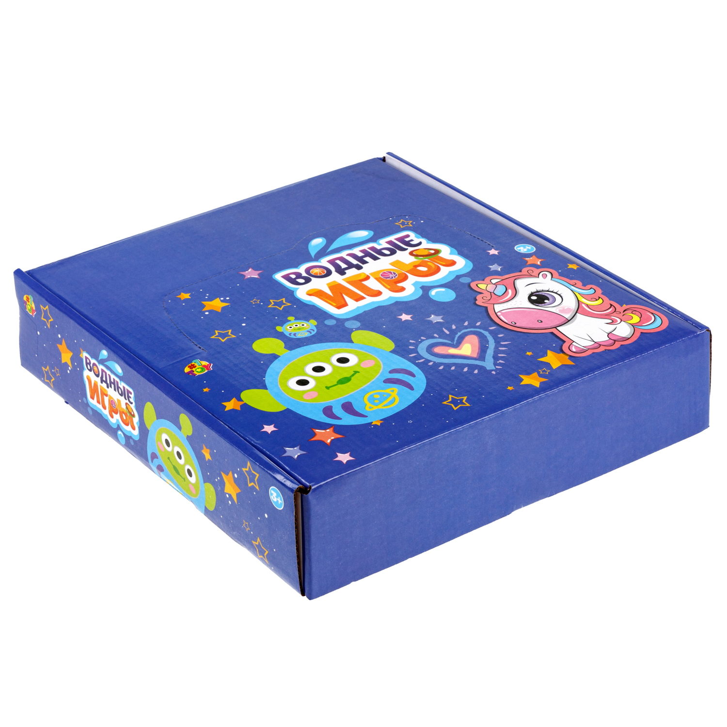 1TOY Игра с водой забрось мячики инопланетяне, 3 вида в асс. 12*6*2,3см, 24 шт в дисплей боксе