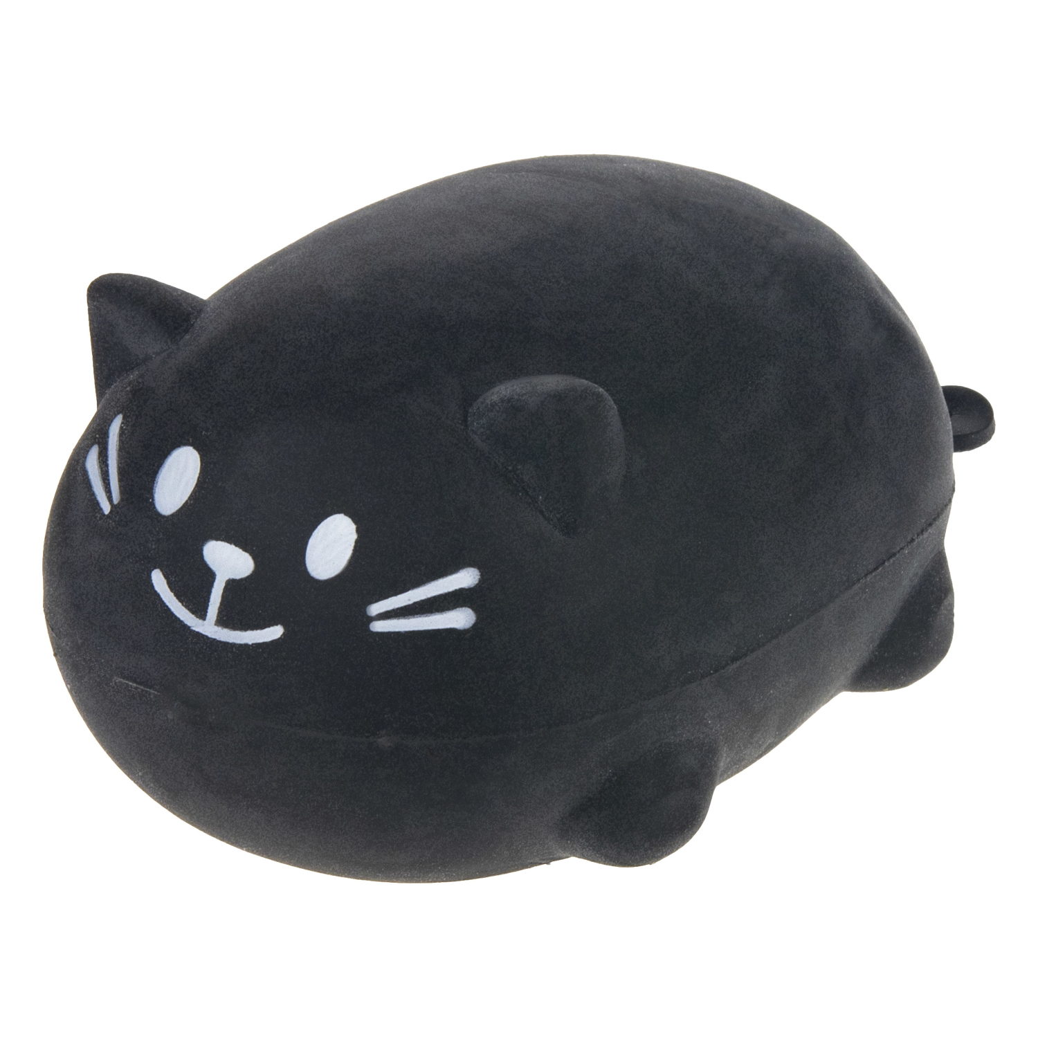 Антистресс-игрушка для рук 1TOY Крутой замес Котик, жмякалка, мялка, тянучка, 6 цветов в ассортименте, 7 см