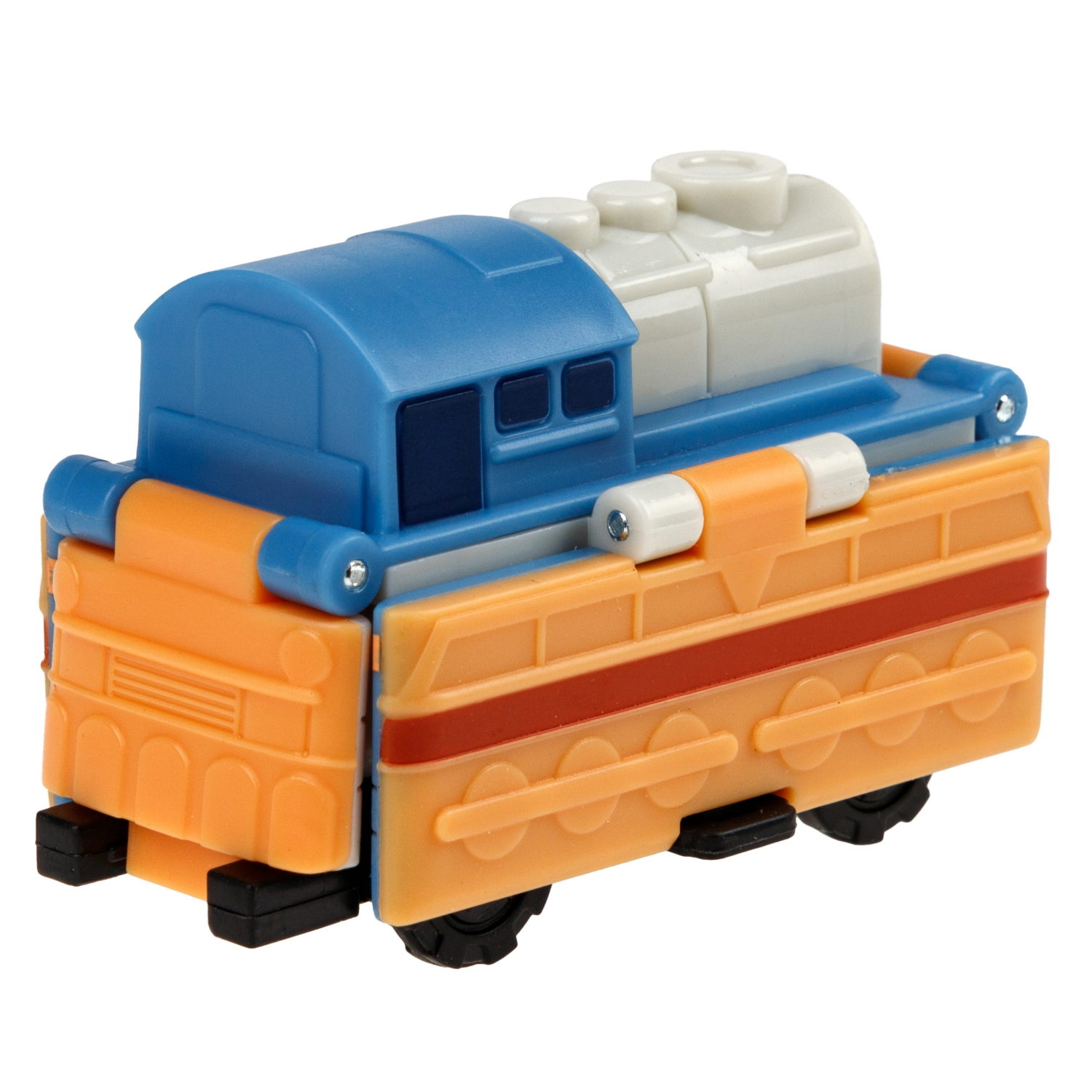 1toy Transcar Double: Паровоз – Скоростной поезд, 8 см, блистер