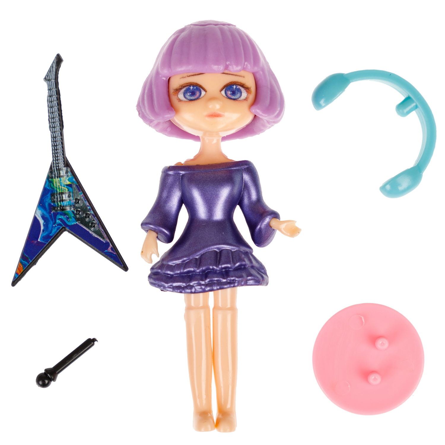 Кукла 1TOY K-POP Girls band с музыкальными инструментами, 30 видов в ассортименте