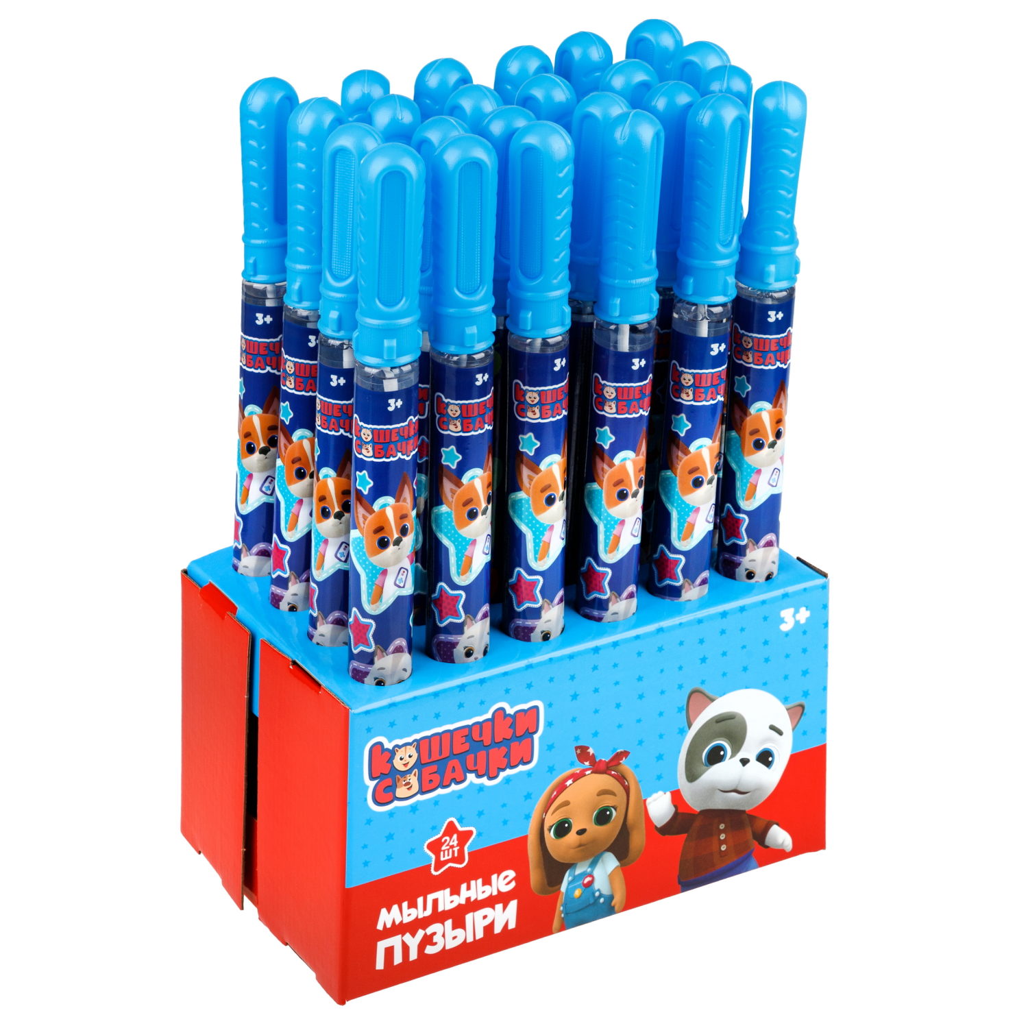 1TOY Кошечки-собачки, мыльные пузыри, 120 мл