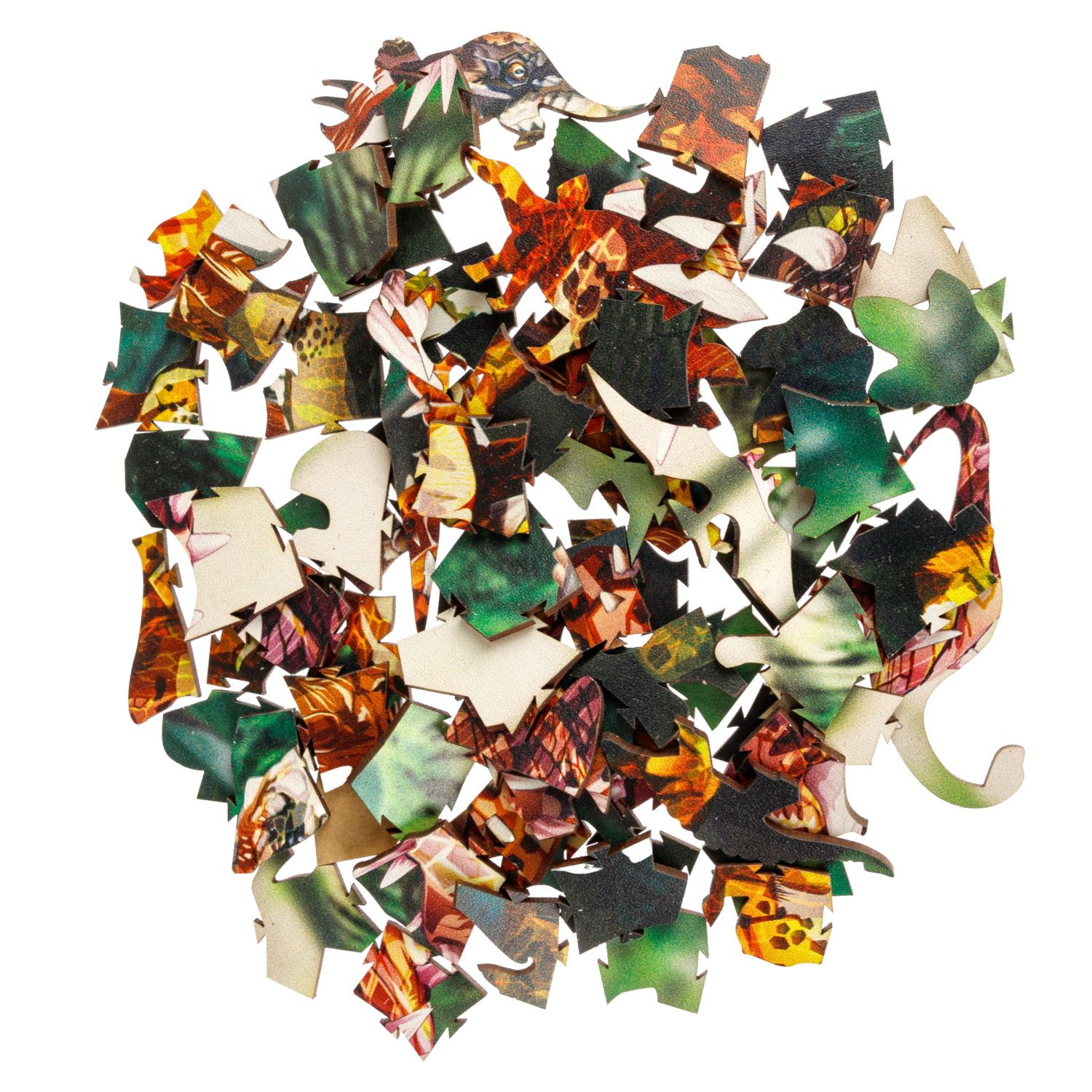 Деревянные пазлы Collection Dinosaurs Динозавр Анкелозавр, 110 деталей, 28,5х18 см, 8+