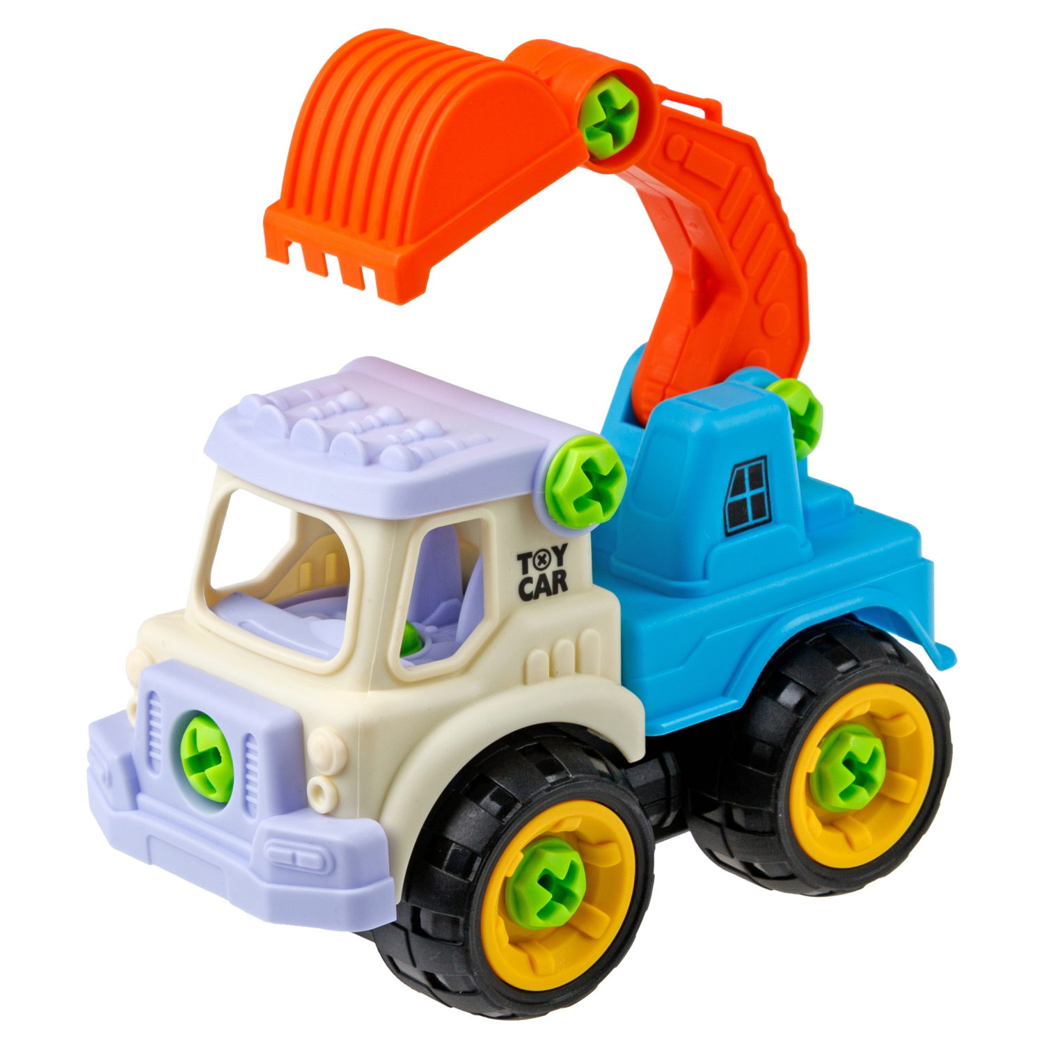 1toy Новостройка строительная техника, сборно-разборная, в асс. 4 вида (пакет)