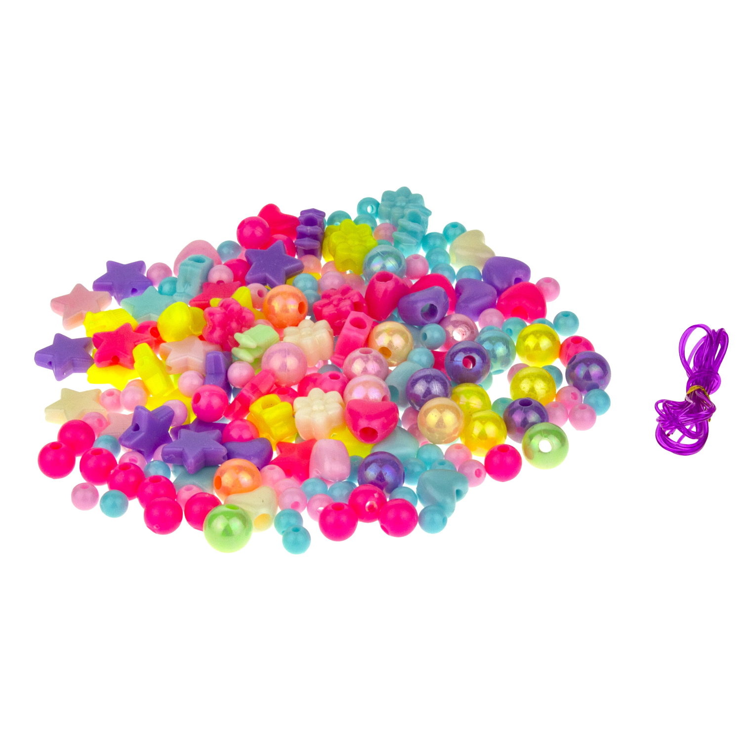 1TOY набор бусин "Bijou DIY" Единорог, 190 бусин