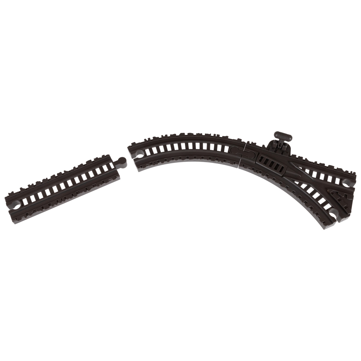 Детская железная дорога с электропоездом 1TOY InterCity, со светом, звуком, паровоз на рельсах, в подарочном наборе, 73 детали