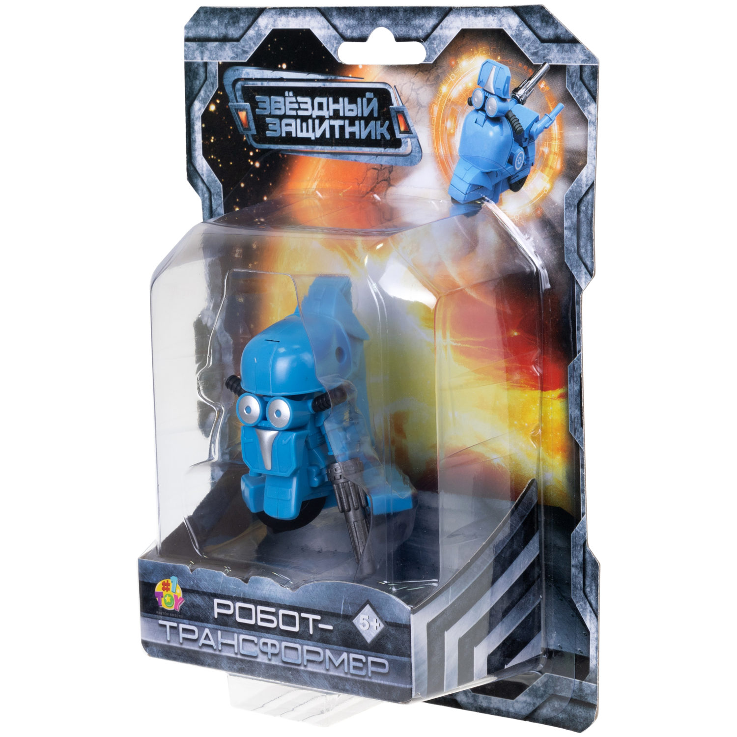 Робот - трансформер 1toy Звёздный защитник Мотоцикл, машинка детская, игрушка для мальчиков и девочек