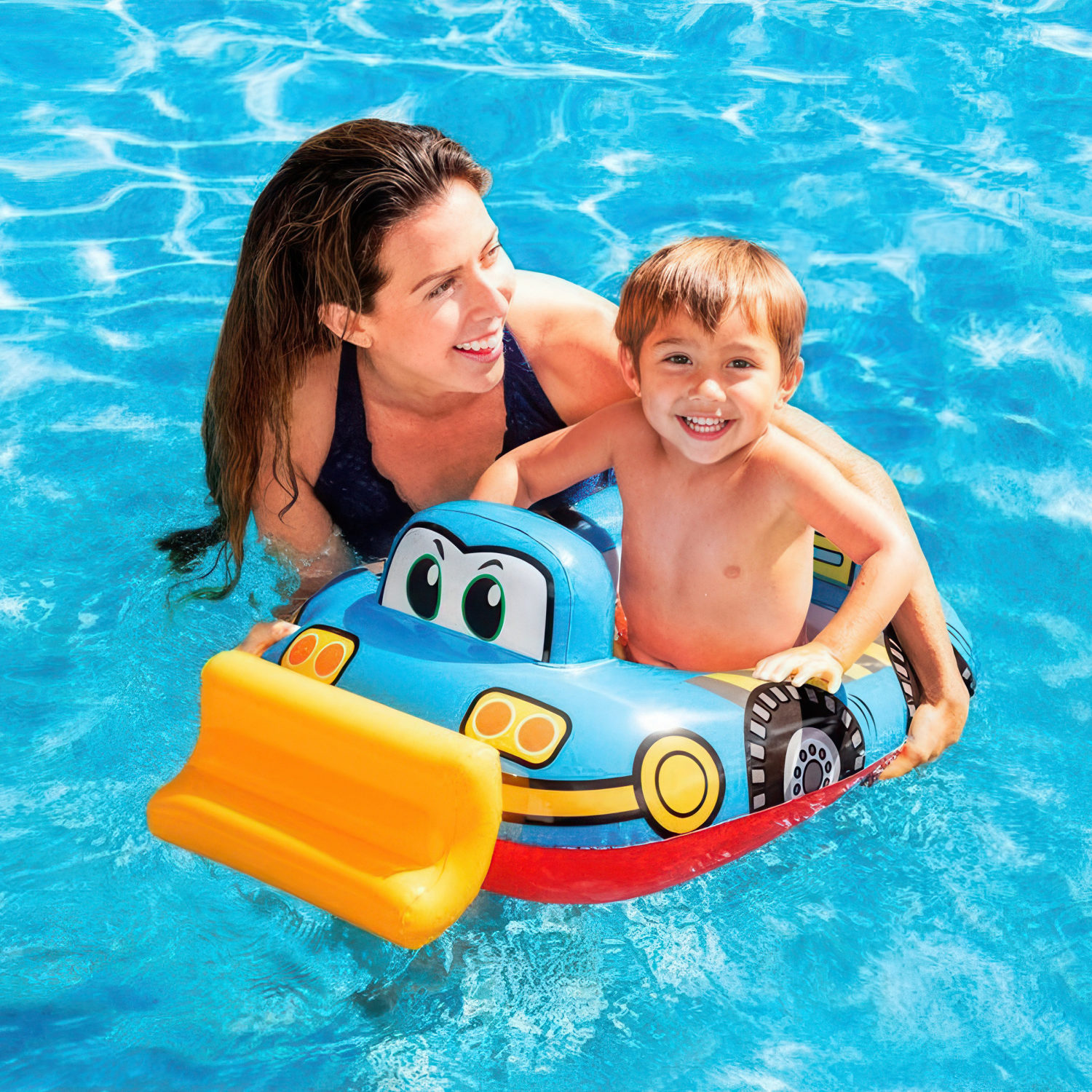 Круг для плавания детский Intex Бульдозер, 1 - 2 года