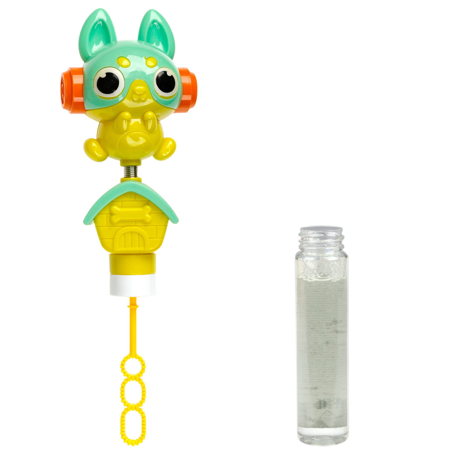 Мыльные пузыри с игрушкой-качалкой 1TOY Мы-шарики! Собака, 40 мл, 3 цвета в ассортименте
