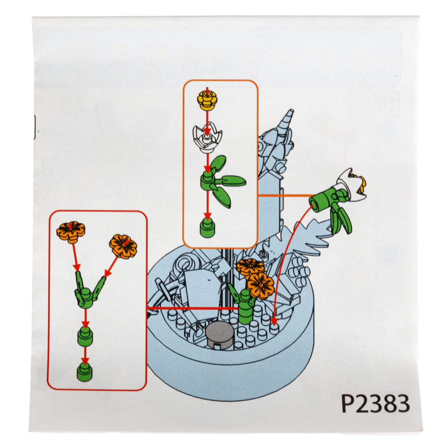 Конструктор 1TOY Blockformers "Цветы в горшках", 9 видов, от 138 до 223 деталей