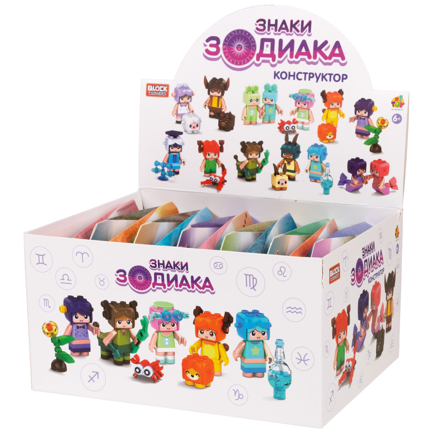 1TOY конструктор Blockformers "Знаки зодиака", 12 видов в ассортименте