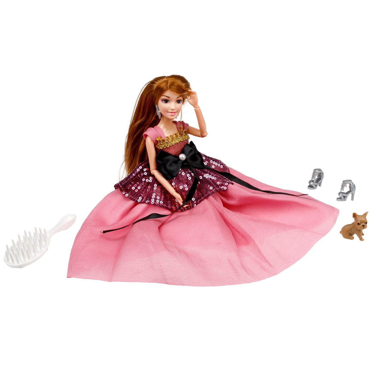 Кукла Alisa Red Carpet в пышном розовом платье, с аксессурами, 29 см