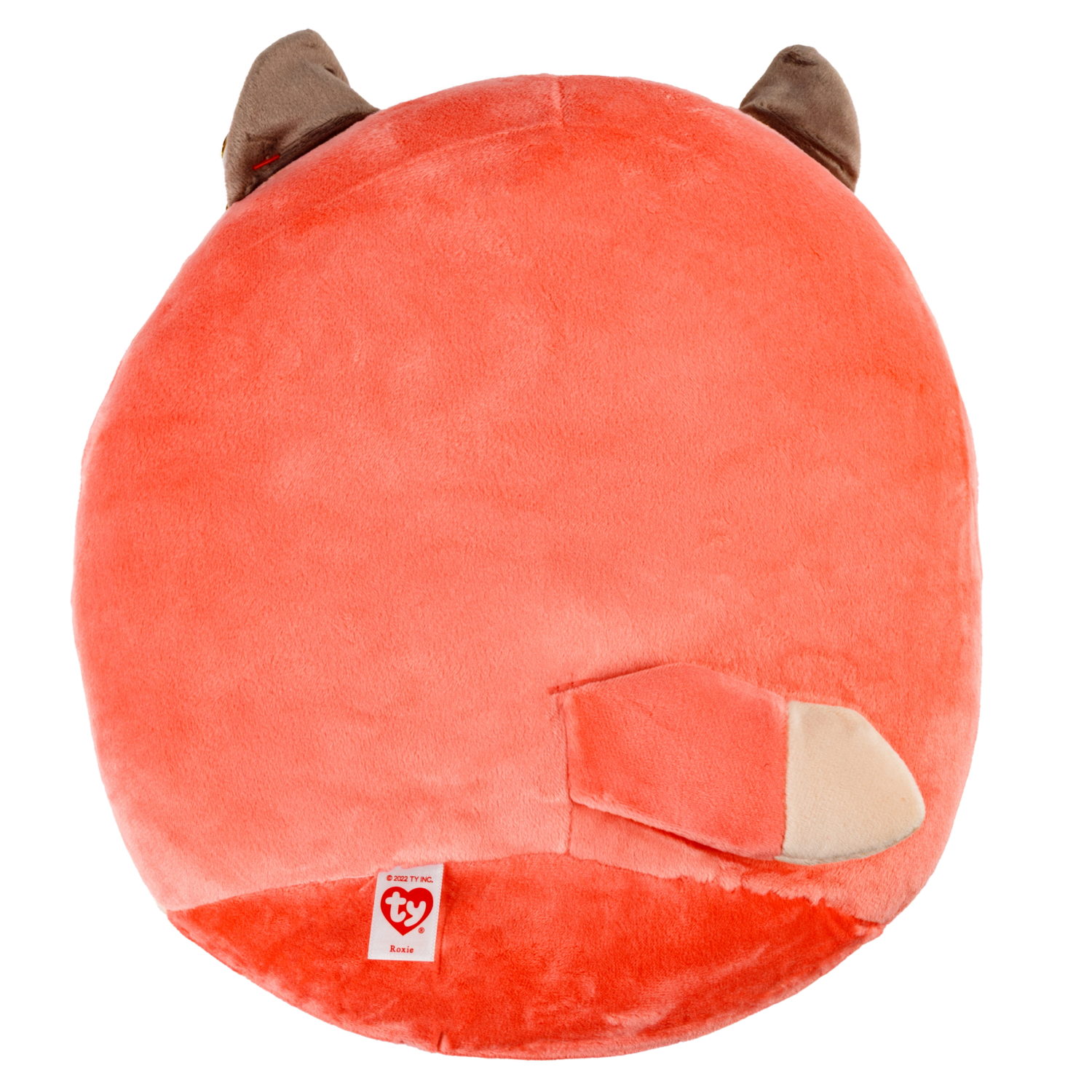 Мягкая игрушка TY Squish-A-Boos розовая Лисичка Roxie, 25 см