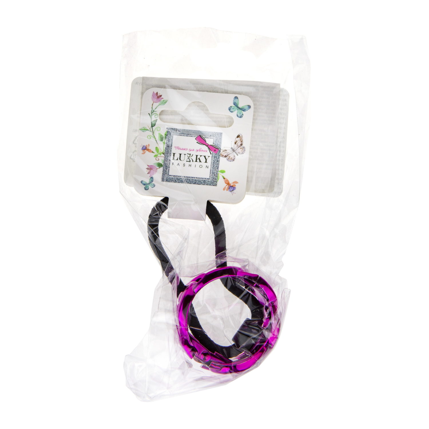 Резинка для волос Lukky Fashion с зажимом цепочка