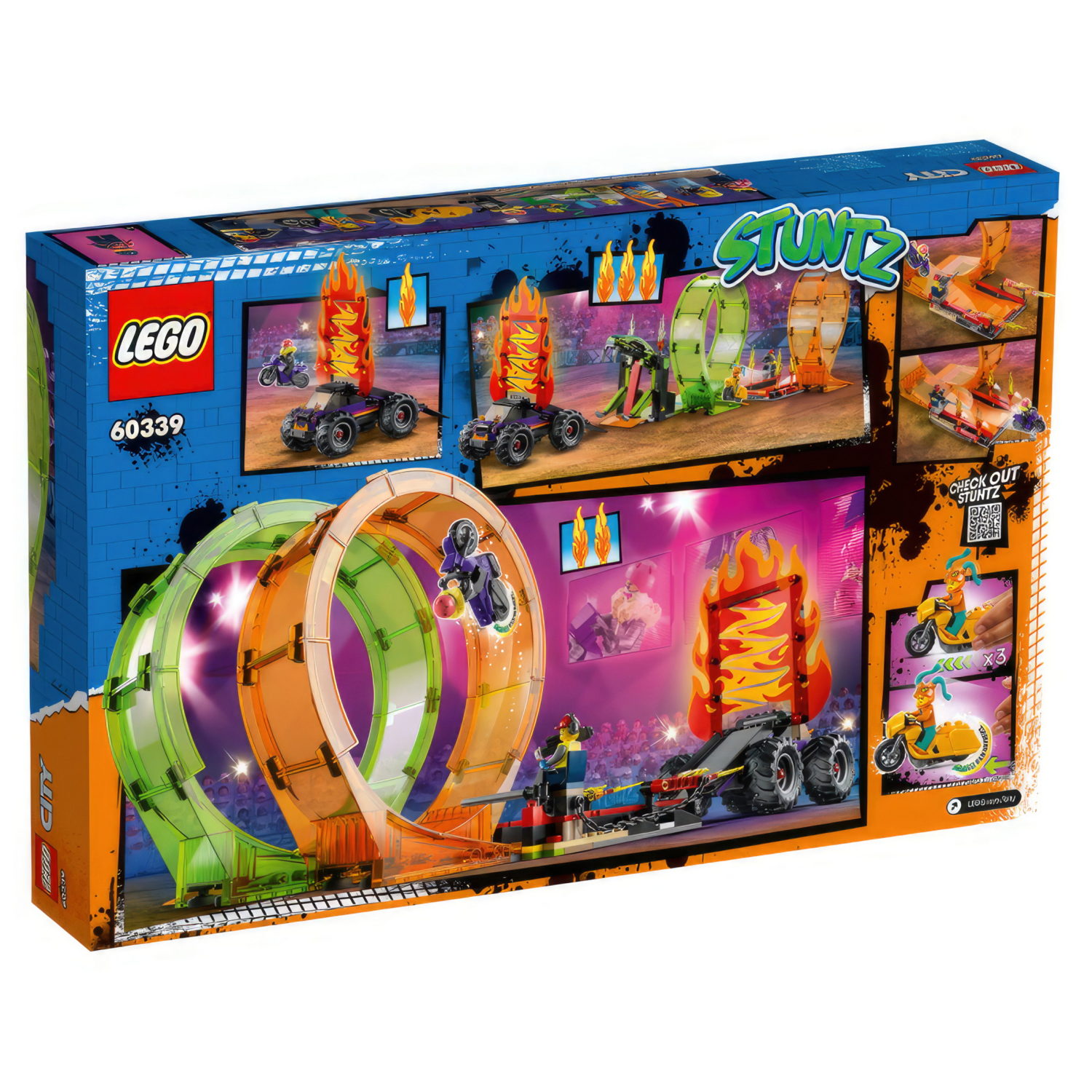 Конструктор LEGO City Трюковая арена «Двойная петля»