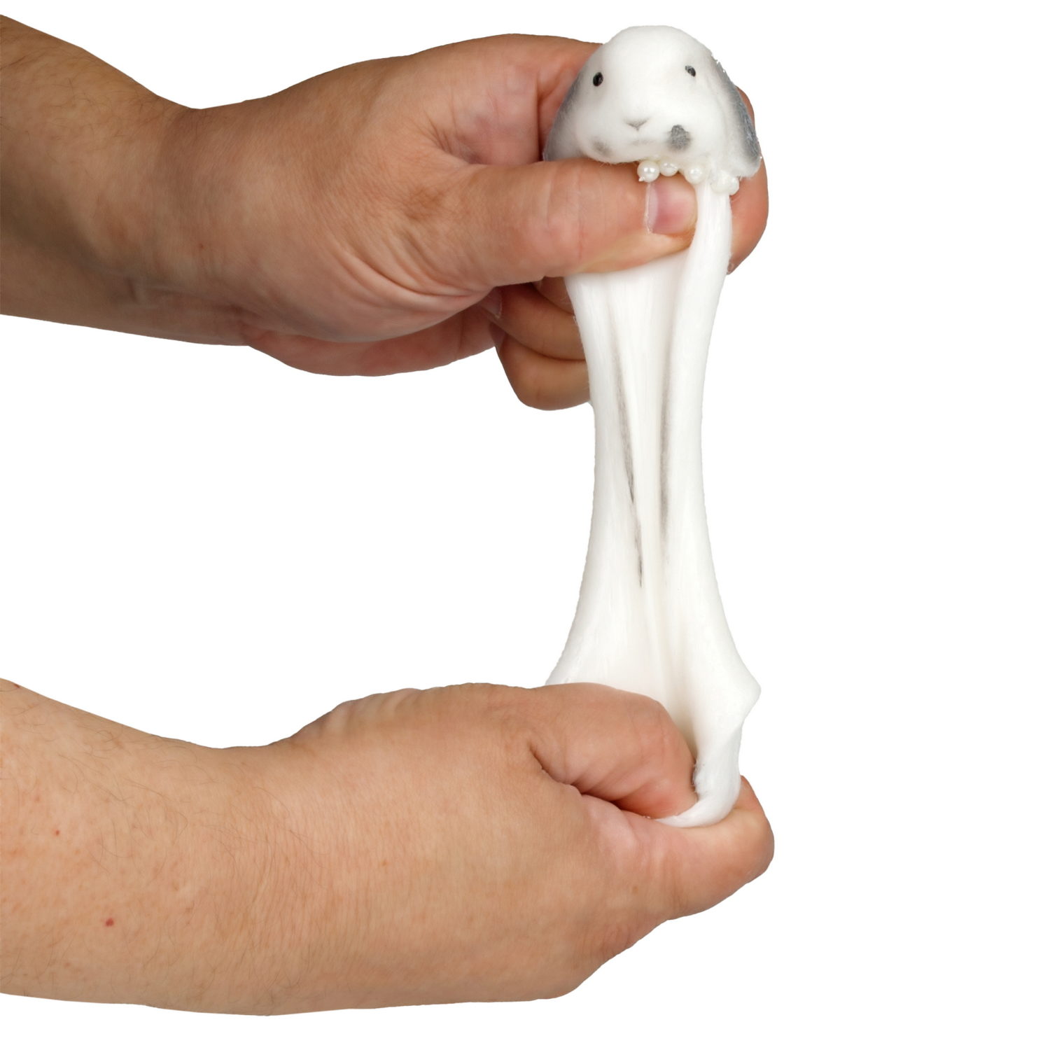 Таба сквиш 1TOY Крутой замес Пушок кролик, 8х6х4 см