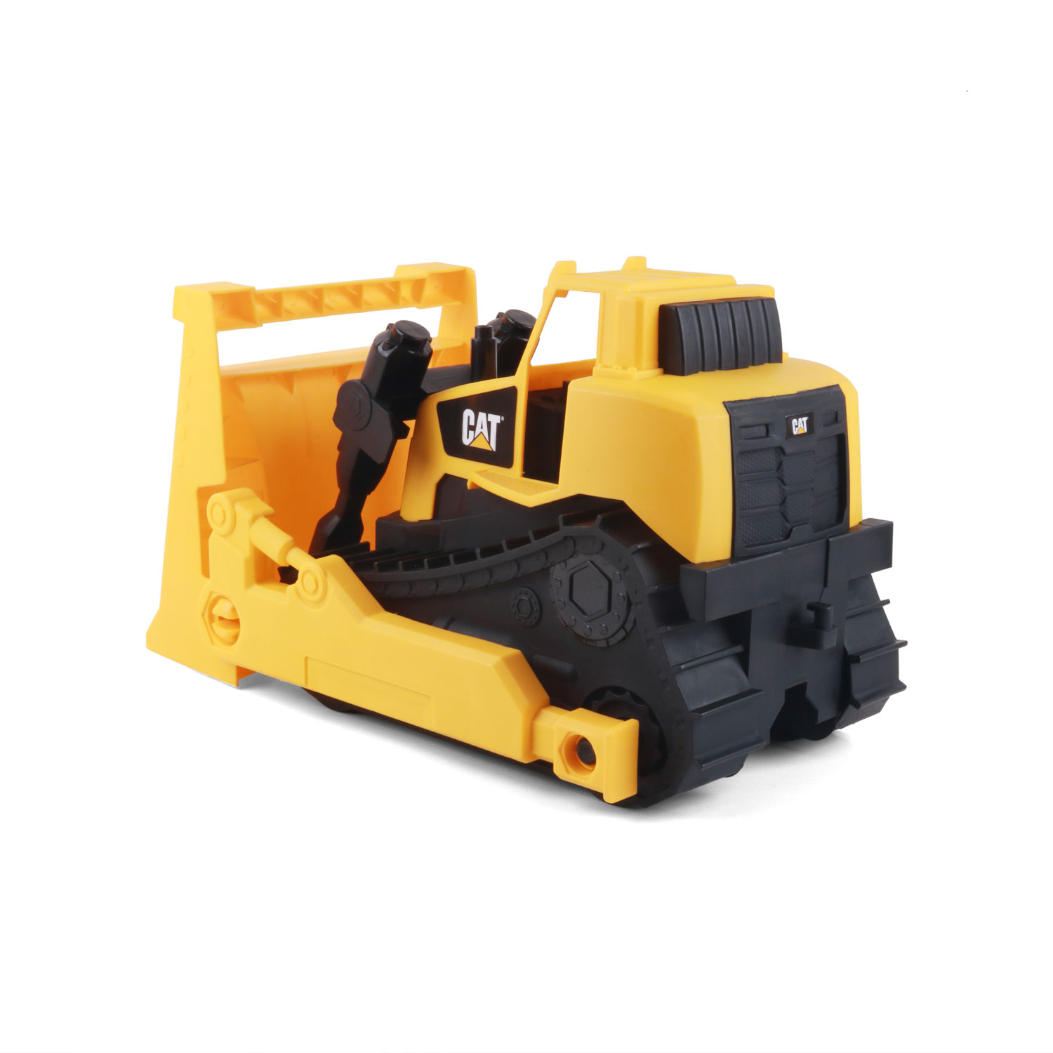 Бульдозер игрушка CAT большой для песочницы, трактор с ковшом, экскаватор