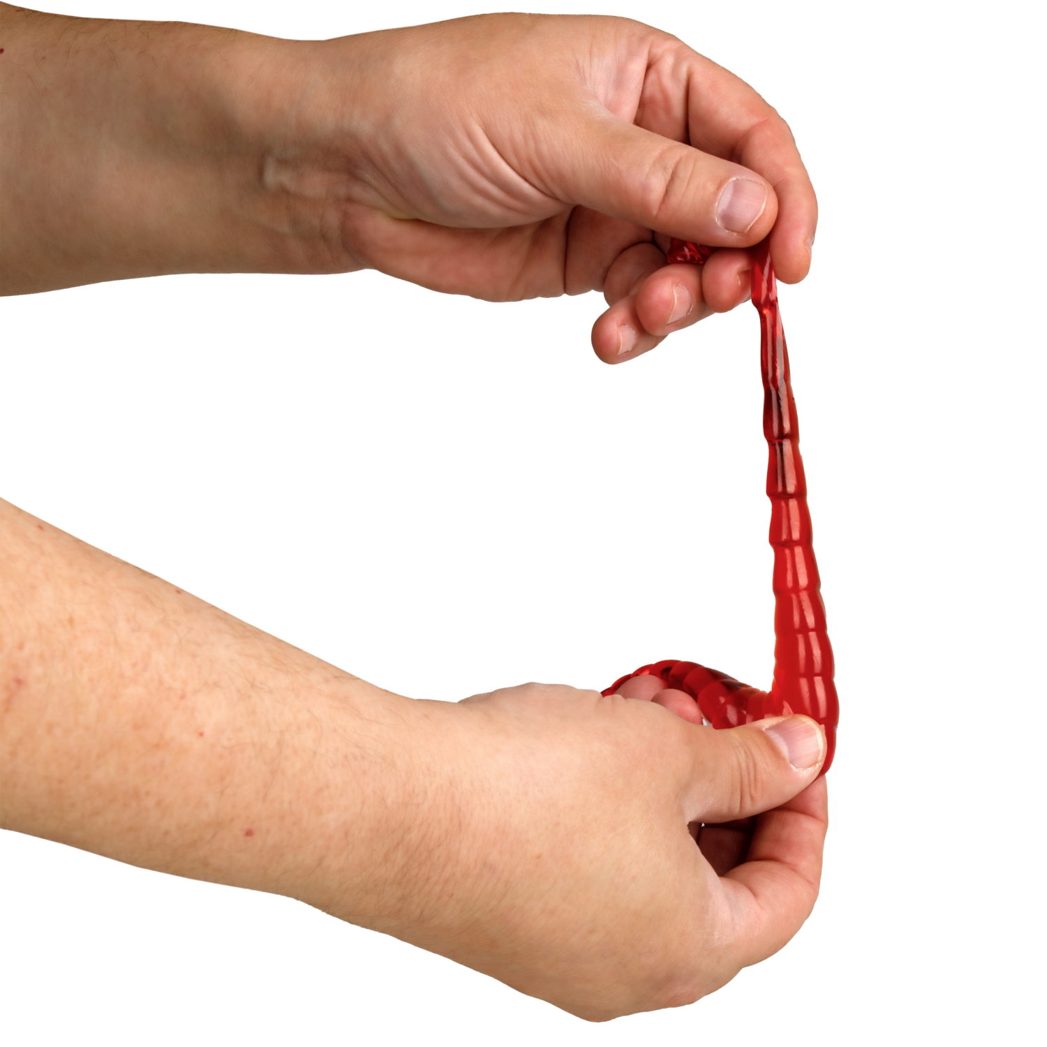 Жмяка липучая 1TOY Залипуха Червяк, лизун 