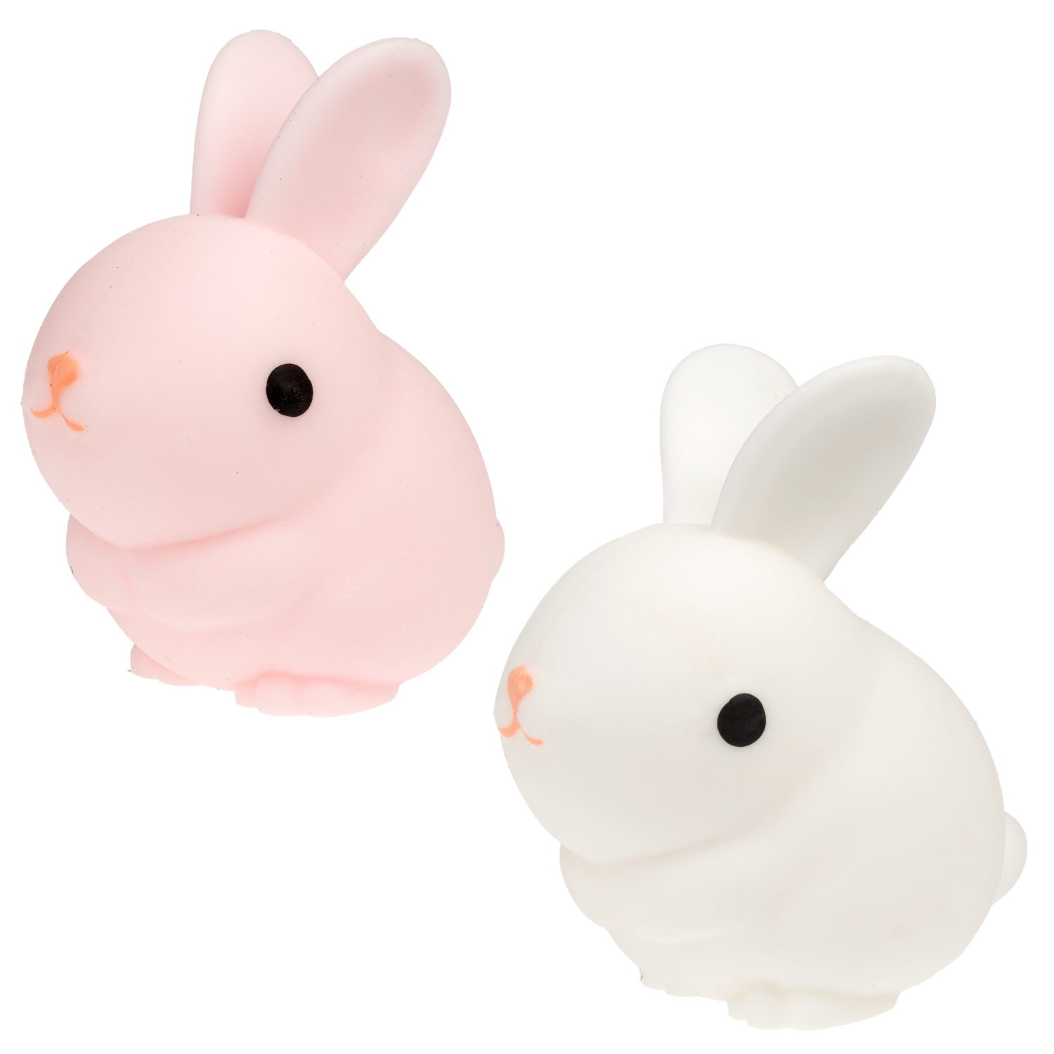 Игрушка-антистресс 1TOY Крутой замес 1TOY «Зайка ушастик», белый